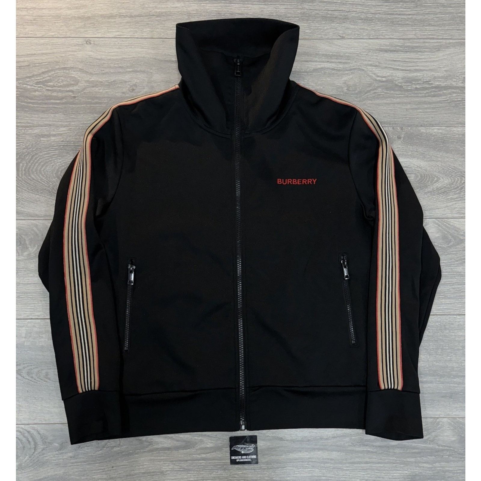 Burberry Burberry Striped Track Suit ' Black ' | EXCELLENT! Size US L / EU 52-54 / 3 - 2 Thumbnail