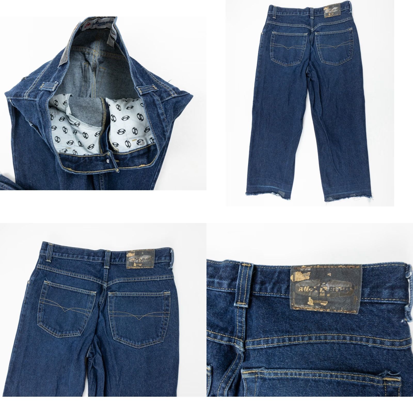 Anchor Blue VINTAGE Anchor Blue Jeans 33x29 Blue Denim Regular Fit Y2K Skater Mens Size US 33 - 8 Thumbnail