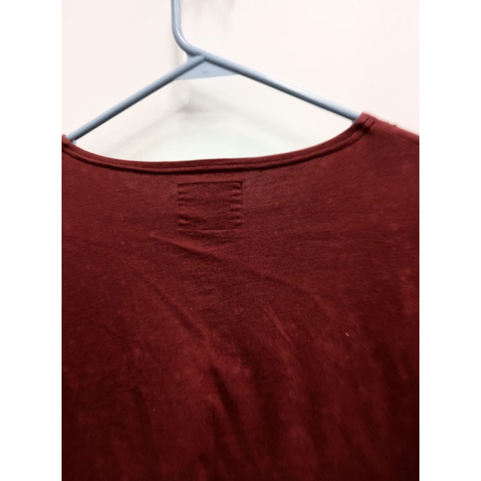 Vintage VINTAGE Cambridge Dry Goods Top Womens Medium Red Embroidered BOHO Short Sleeve Shirt Size M / US 6-8 / IT 42-44 - 7 Thumbnail