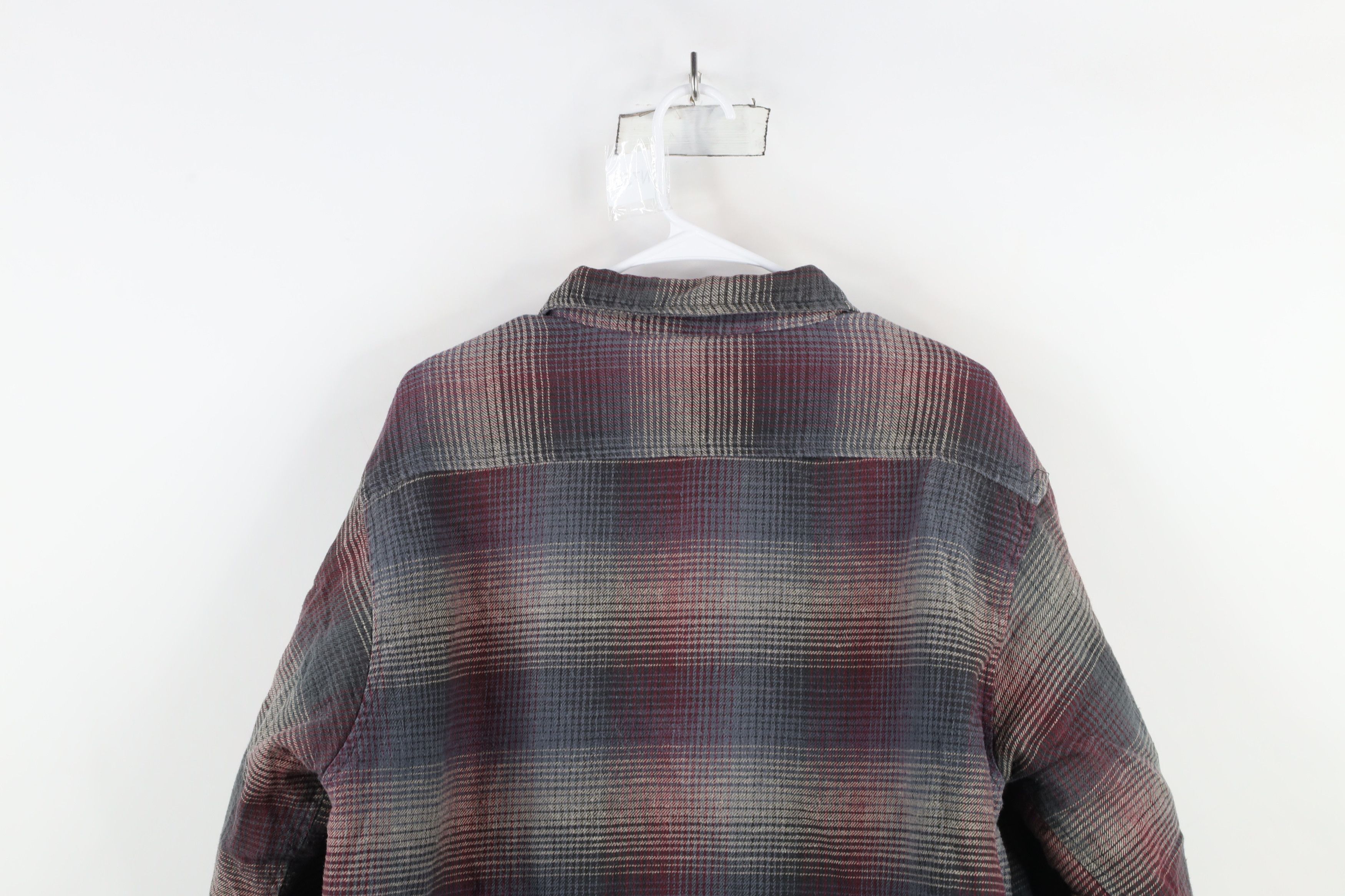FiveBrother × Vintage Vintage 90s Five Brother Quilted Flannel Shirt Jacket Jac Size US L / EU 52-54 / 3 - 10 Thumbnail