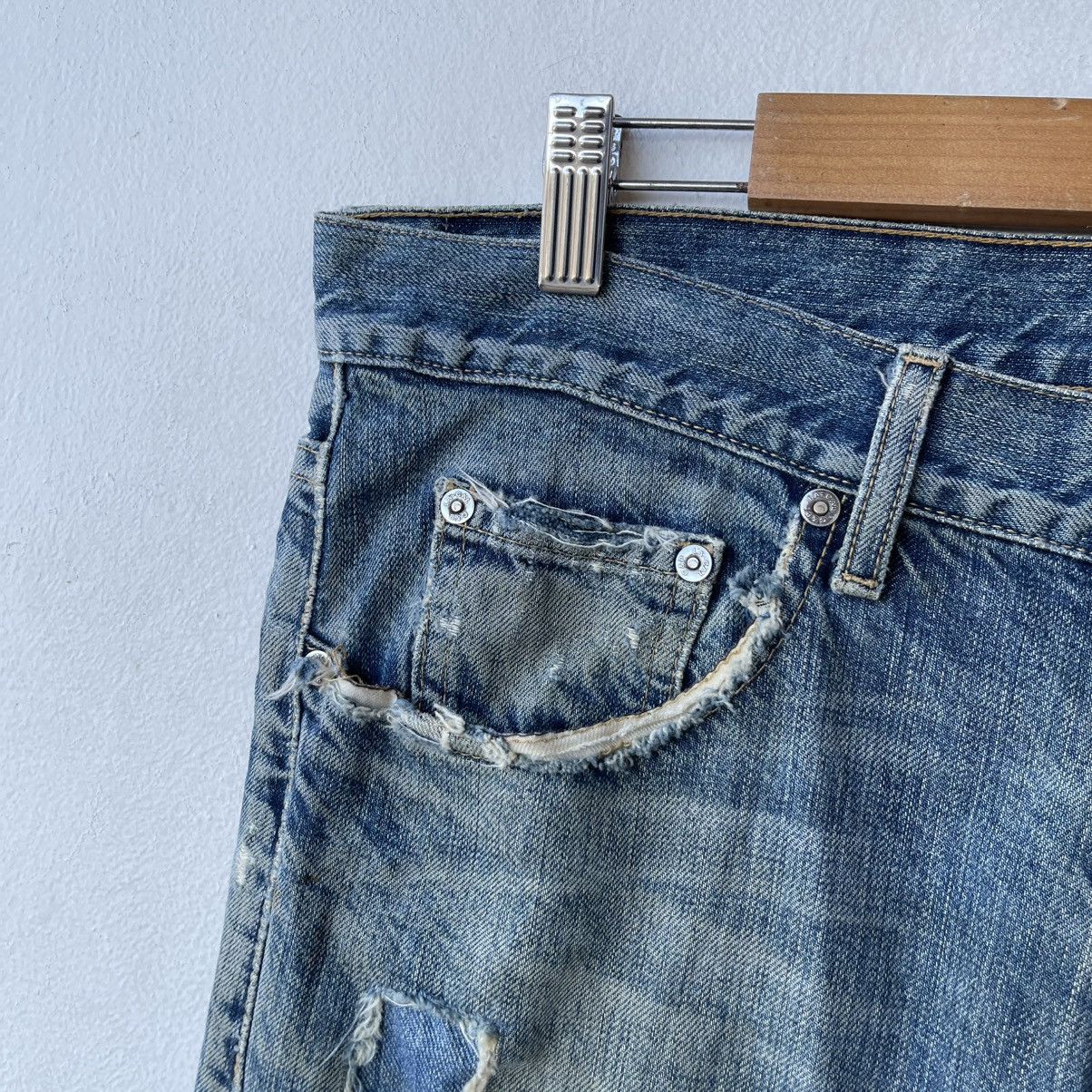Chip & Pepper Archival Chip & Pepper Destroyed Boro Denim Jeans Size US 31 - 8 Thumbnail