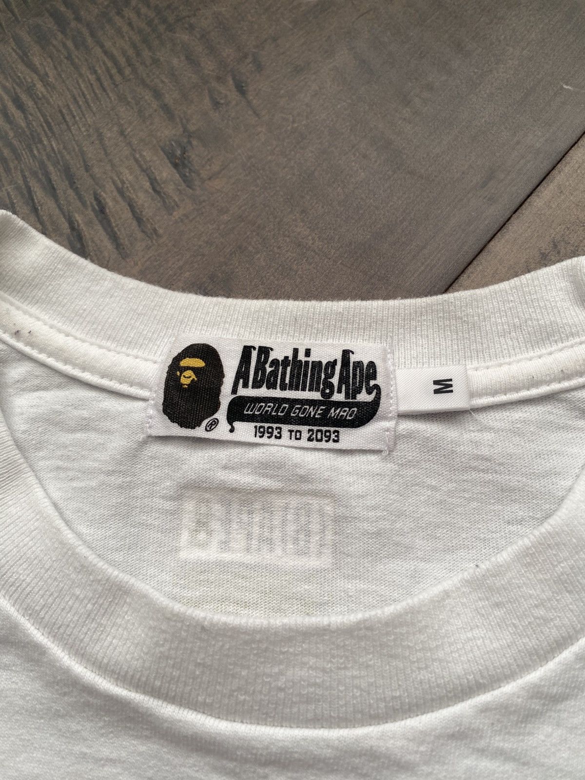 Bape A Bathing Ape B(APE) Sounds White Tee - (M) Size US M / EU 48-50 / 2 - 4 Thumbnail