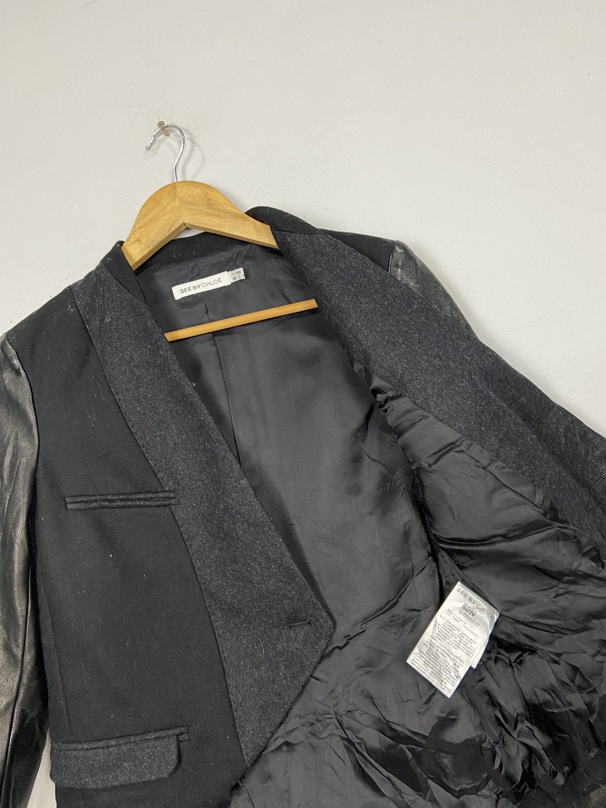 Other × See by Chloe See By Chloe Wool Breasted Coat Size XS / US 0-2 / IT 36-38 - 8 Thumbnail