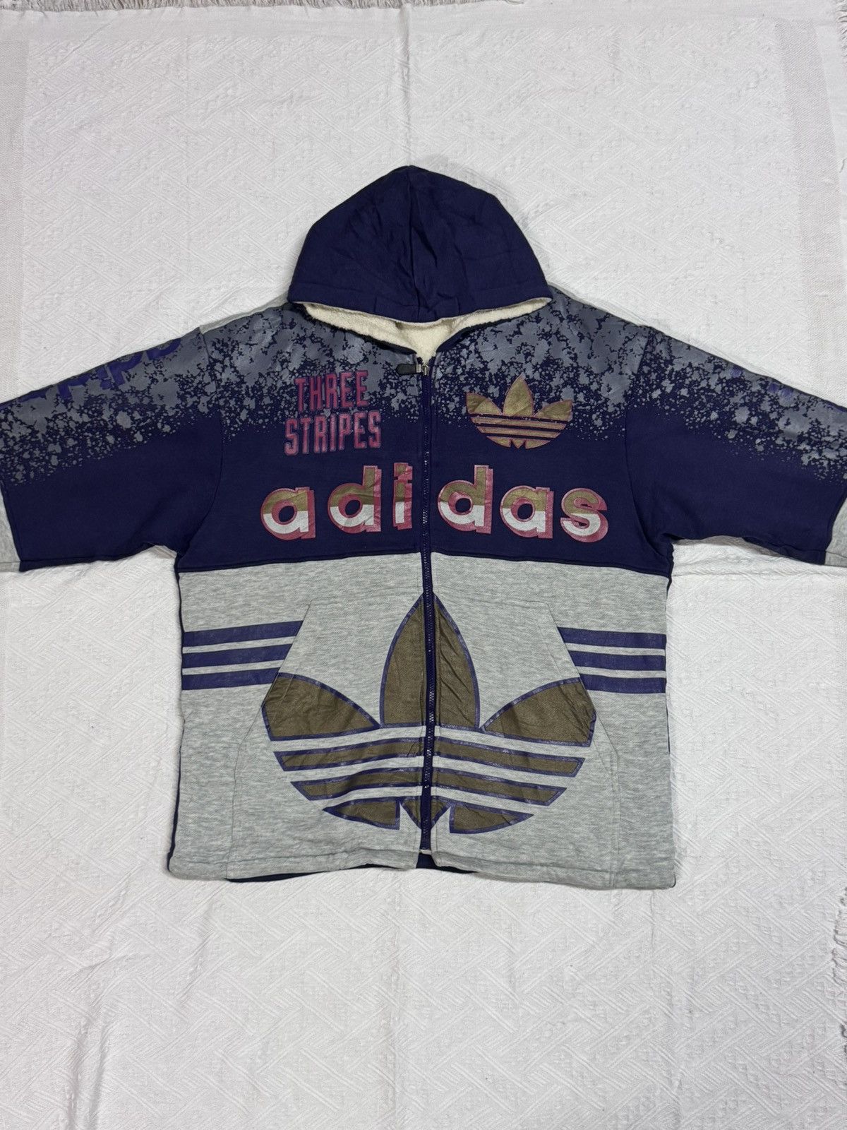 Adidas Adidas Trefoil Vintage Japan 90’s Size US XL / EU 56 / 4 - 2 Thumbnail