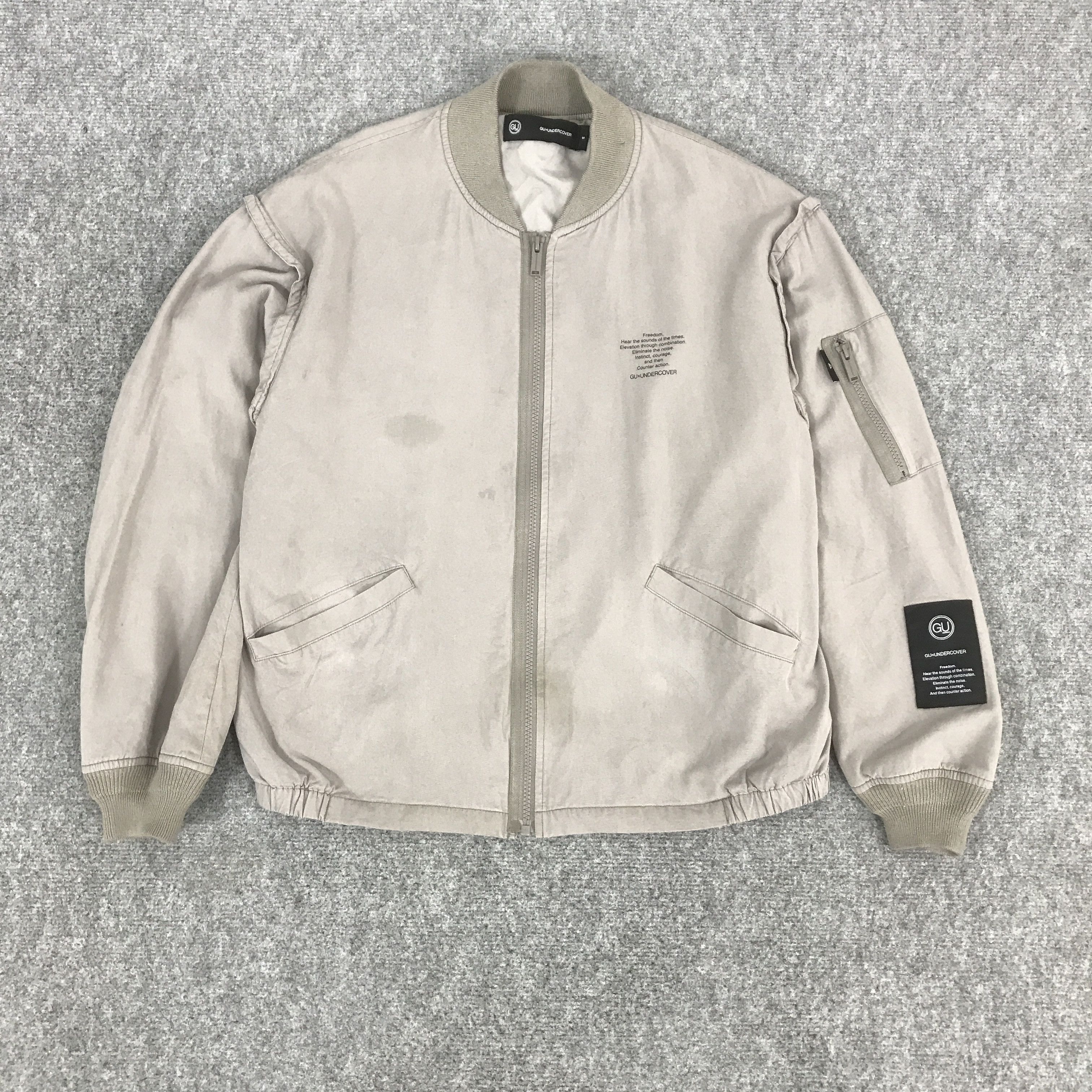 GU × Undercover GU X UNDERCOVER BOMBER SKULL JACKET K77B1 Size US S / EU 44-46 / 1 - 2 Thumbnail