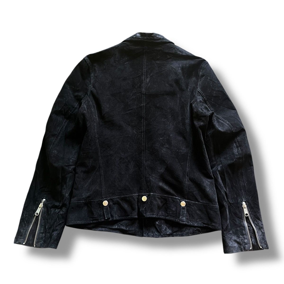 If Six Was Nine VINTAGE LEGENDA SUEDE DOUBLE COLLAR PUNK JACKET Size US S / EU 44-46 / 1 - 10 Thumbnail