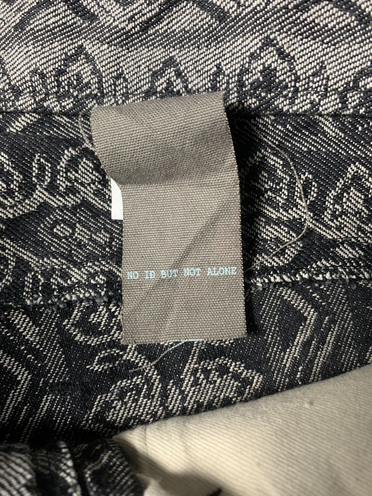 If Six Was Nine 2000s No ID Full Print Bootcut Jeans Size US 29 - 5 Thumbnail