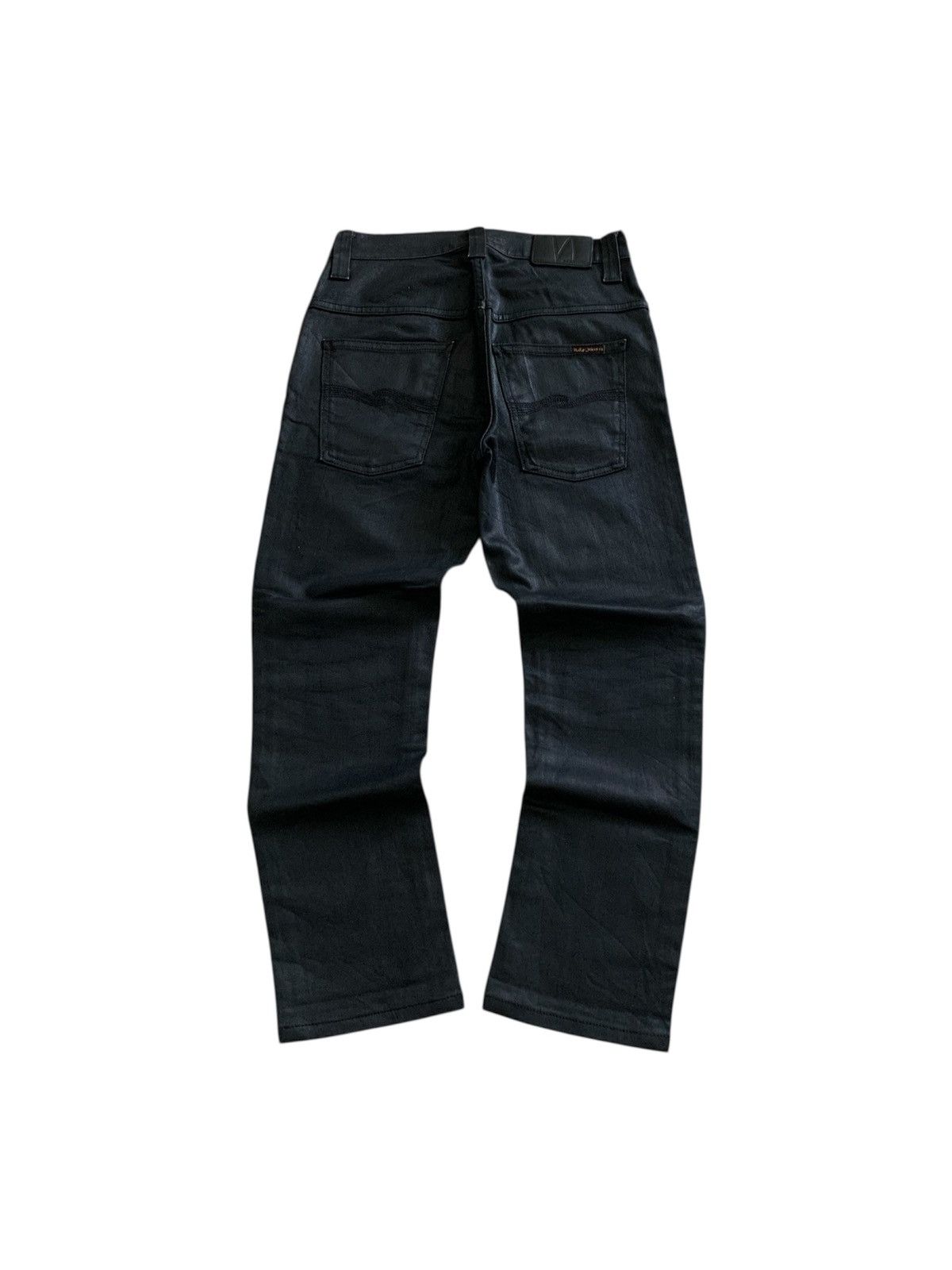 Nudie Jeans THIN FINN BACK 2 BLACK COATED JEANS (NJ4164) | Grailed
