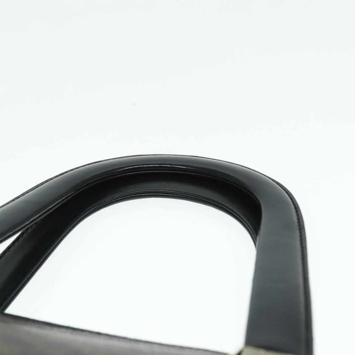 Celine CELINE Macadam Canvas Hand Bag Pvc Black Size ONE SIZE - 8 Thumbnail