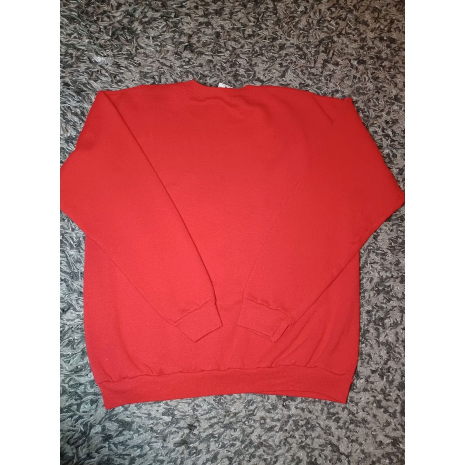 Vintage VINTAGE Artex Looney Tunes Sweatshirt Christmas Holidays Make Me Crazy Tazmanian Devil Red Large 90s Mens Womens Size US L / EU 52-54 / 3 - 5 Thumbnail