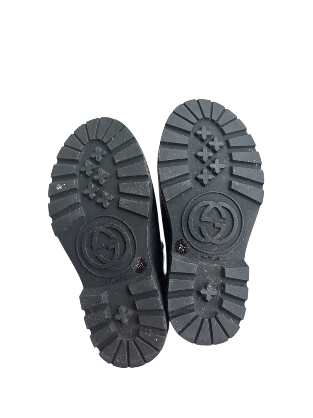 Gucci Gucci 27 size Kids Monogram Rubber Boots Size US 4 / IT 34 - 5 Thumbnail
