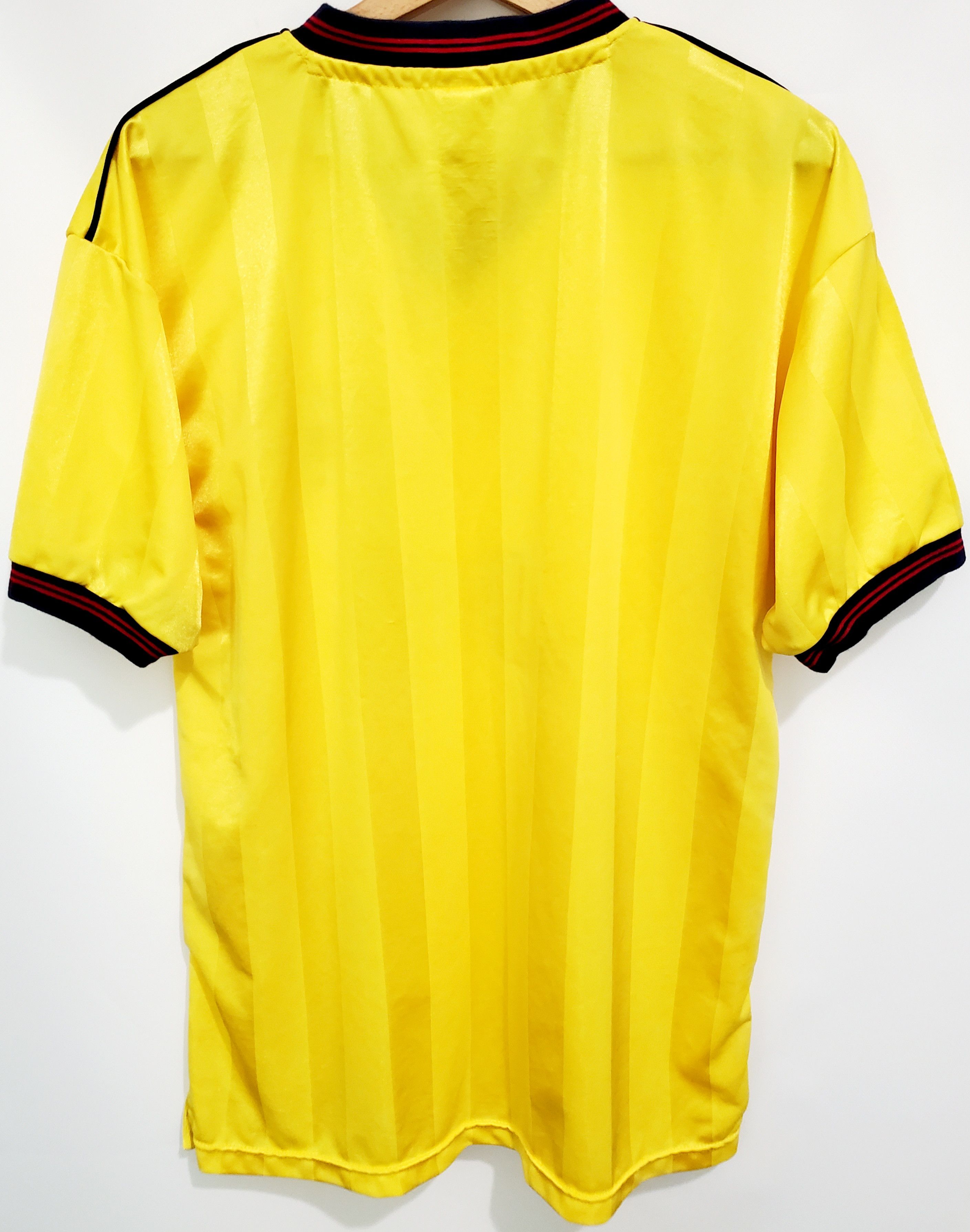 Vintage ARSENAL 1985 AWAY FOOTBALL SHIRT SOCCER JERSEY reprint L Size US L / EU 52-54 / 3 - 3 Thumbnail