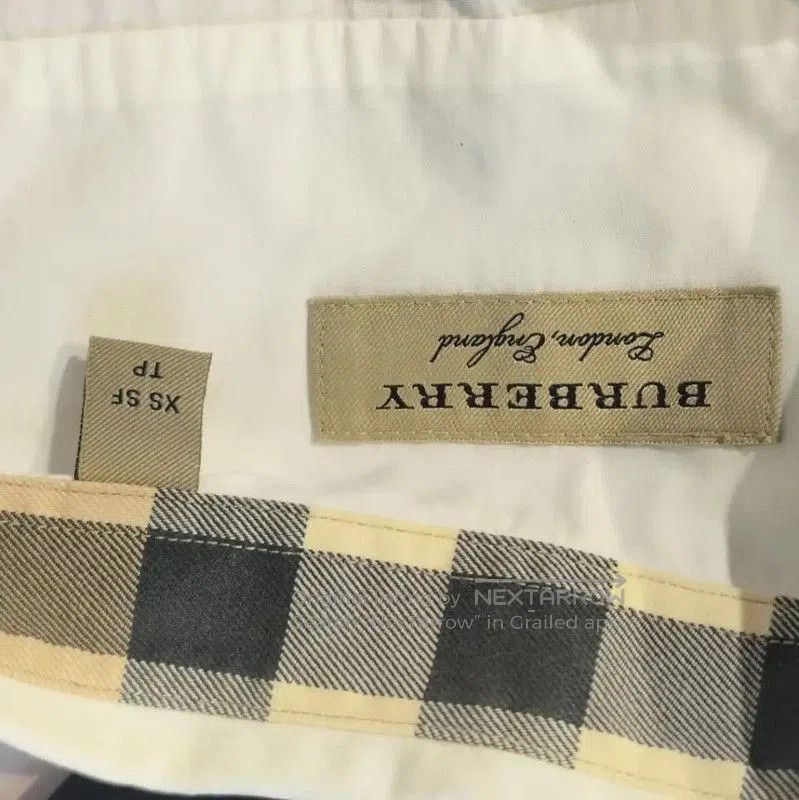 Burberry Burberry White Cotton Long Sleeve Shirt. Size XS / US 0-2 / IT 36-38 - 4 Thumbnail