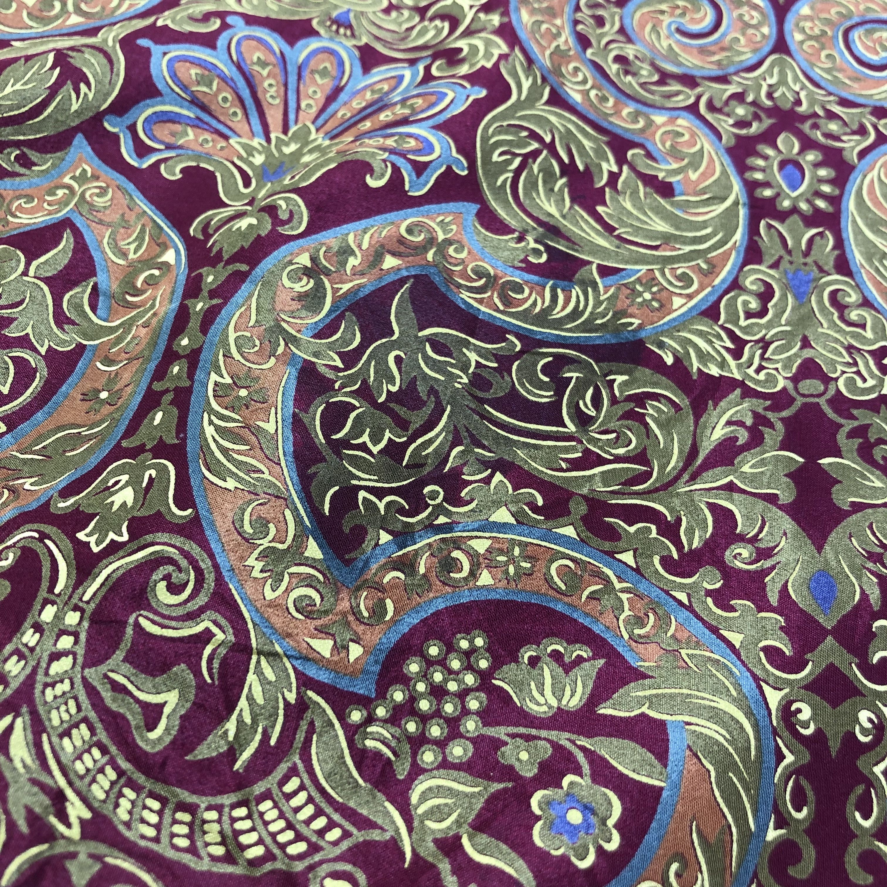 Vintage Vintage Luxury Design Silk Scarf M622 Size ONE SIZE - 5 Thumbnail