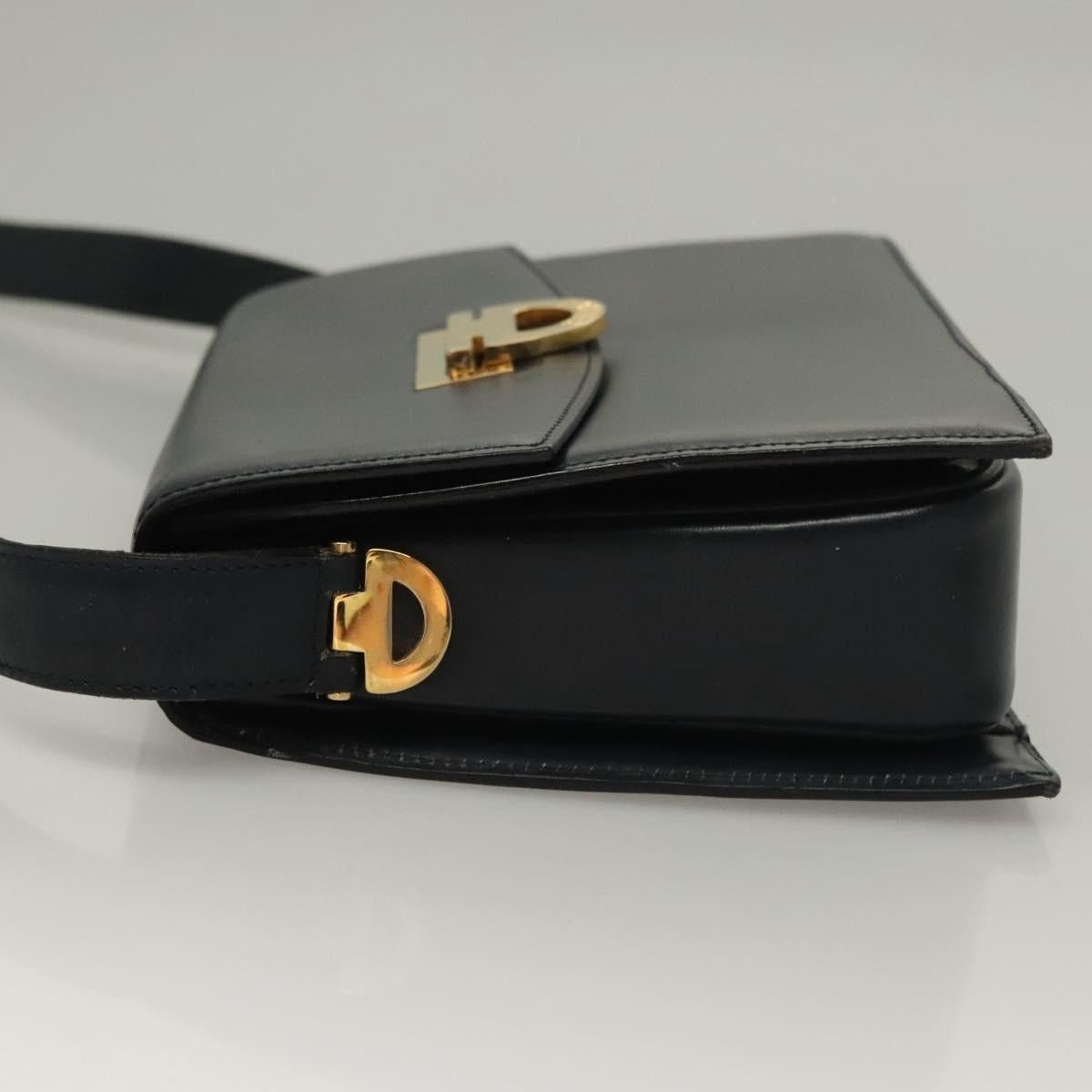 Celine CELINE Shoulder Bag Leather Navy Gold Size ONE SIZE - 5 Thumbnail