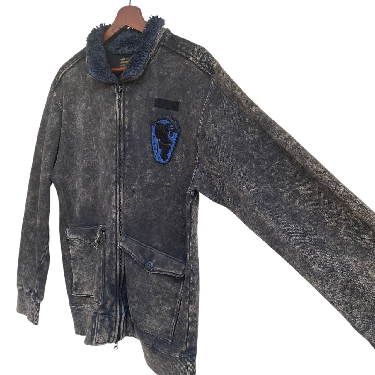 PPFM VINTAGE PPFM WINTER FLYING FADED BLACK SHERPA COLLAR Size US M / EU 48-50 / 2 - 11 Thumbnail