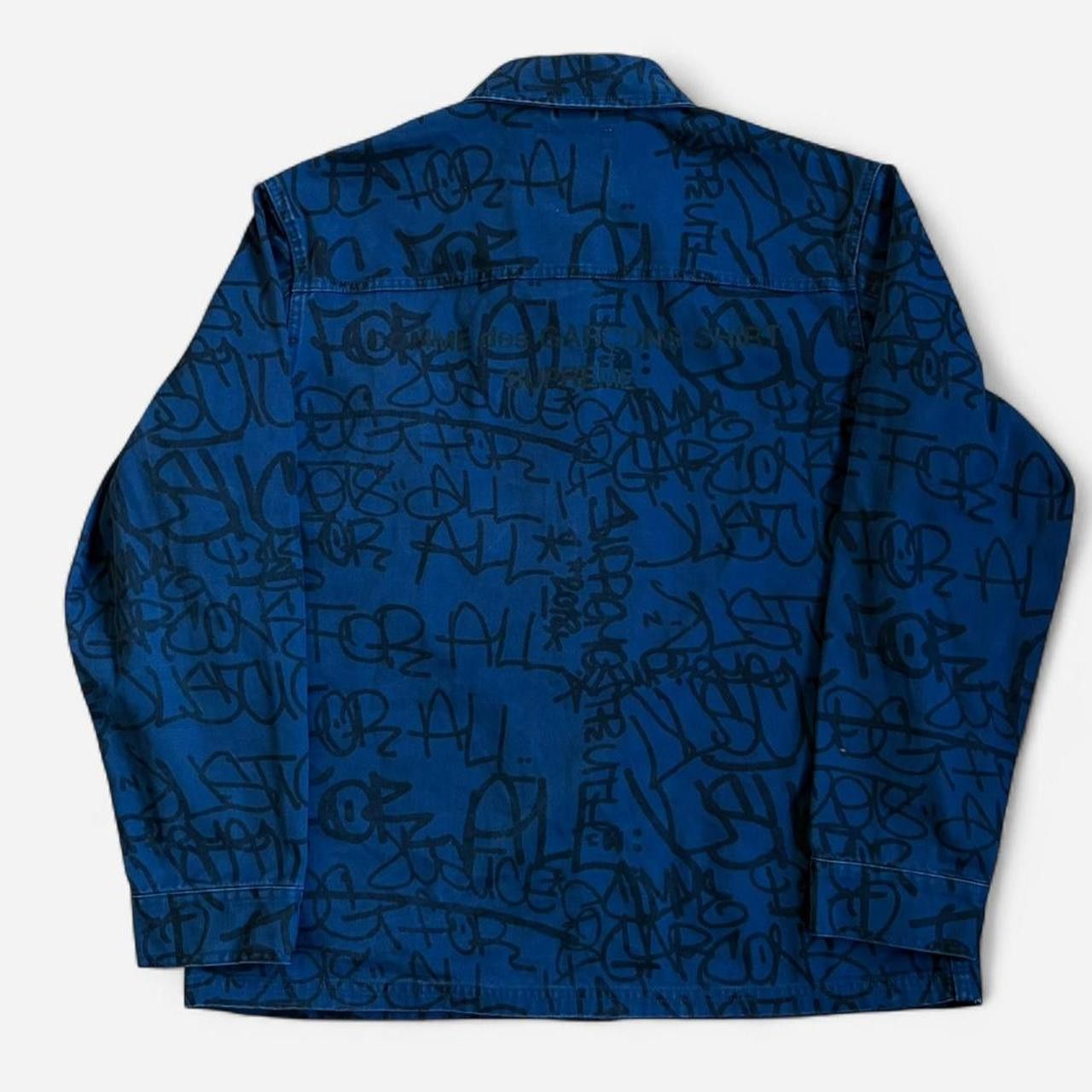 Comme des Garcons SHIRT × Supreme Supreme x Comme Des Garcons FW 18 Printed Canvas Jacket Size US XL / EU 56 / 4 - 6 Thumbnail