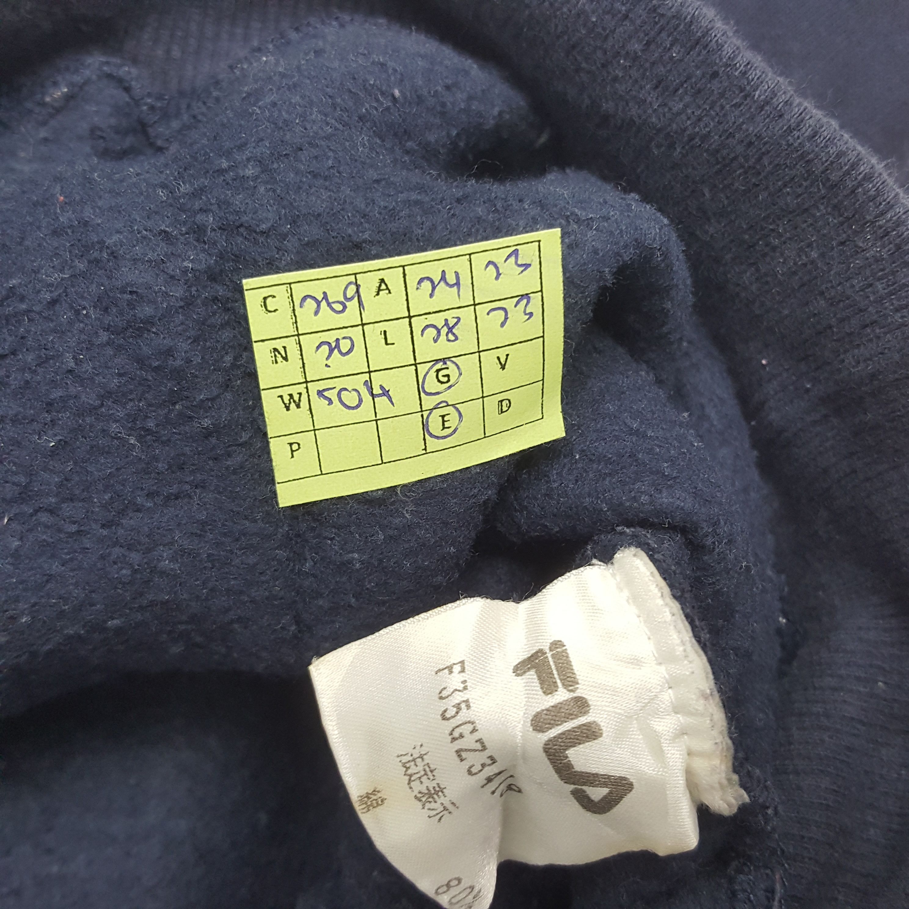 Fila × Vintage Vintage Fila Sport Style Patches Design Sweatshirt Size US L / EU 52-54 / 3 - 6 Thumbnail