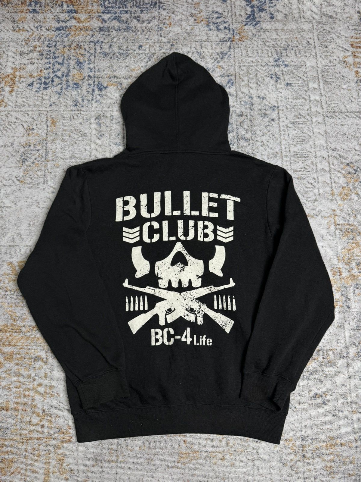 Japanese Brand Bullet clube skull art hoodie Size US XL / EU 56 / 4 - 1 Thumbnail