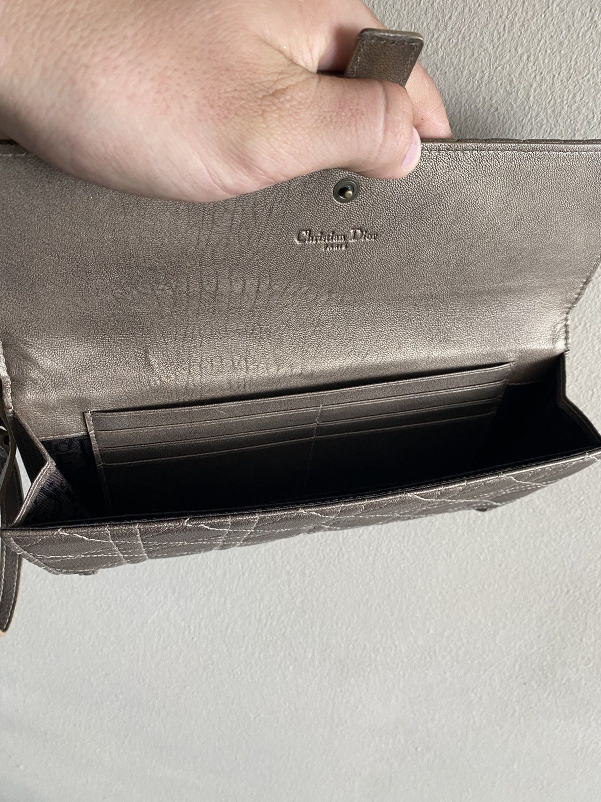 Christian Dior Monsieur Christian Dior Leather Clutch Size ONE SIZE - 11 Thumbnail