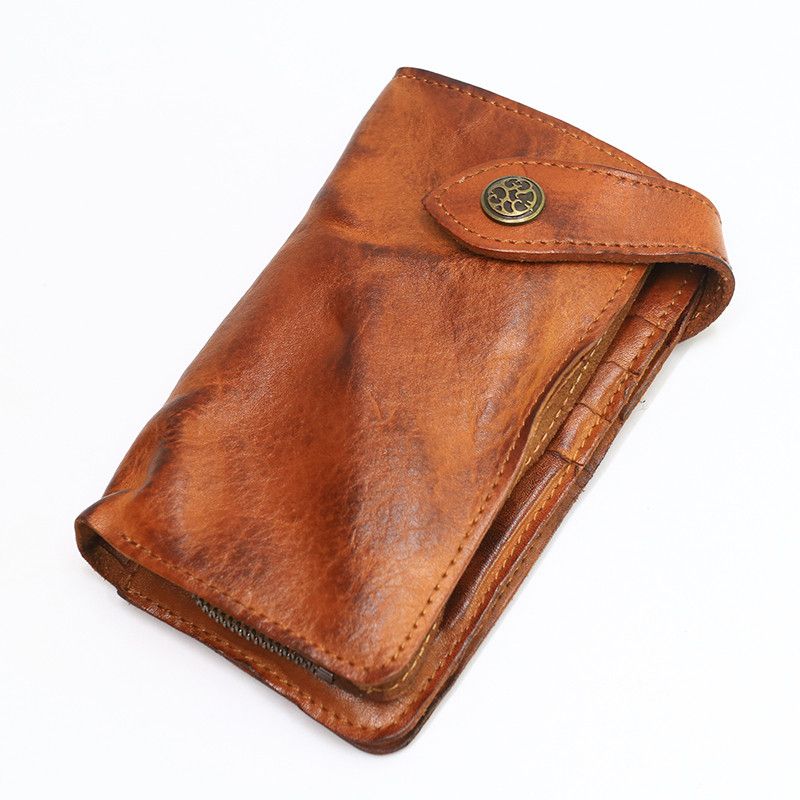 Japanese Brand × Leather Short Bifold Leather Wallet Size ONE SIZE - 1 Thumbnail