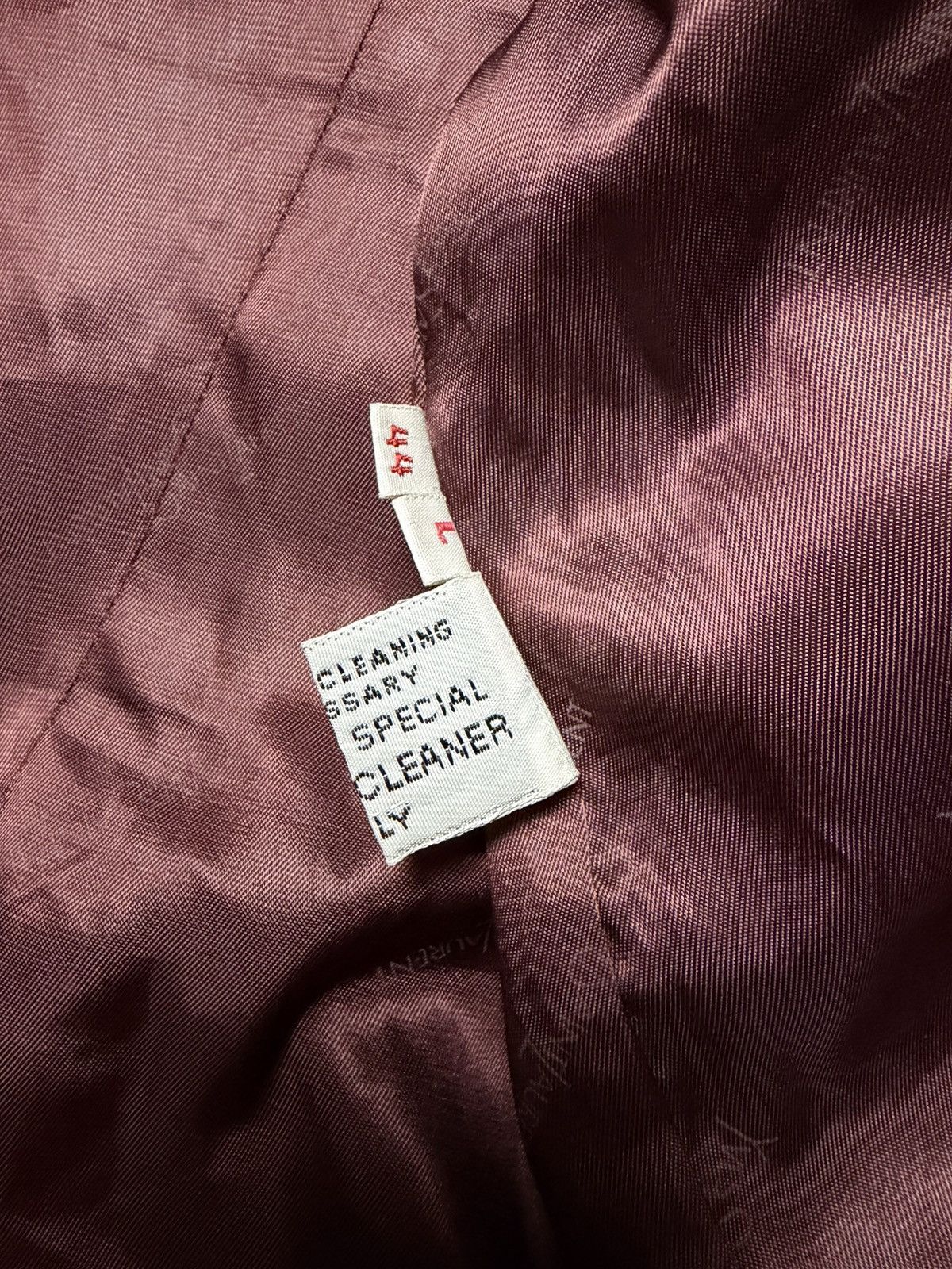 Yves Saint Laurent Ysl yves saint laurent leather jacket l burgundy avant garde Size US L / EU 52-54 / 3 - 5 Thumbnail