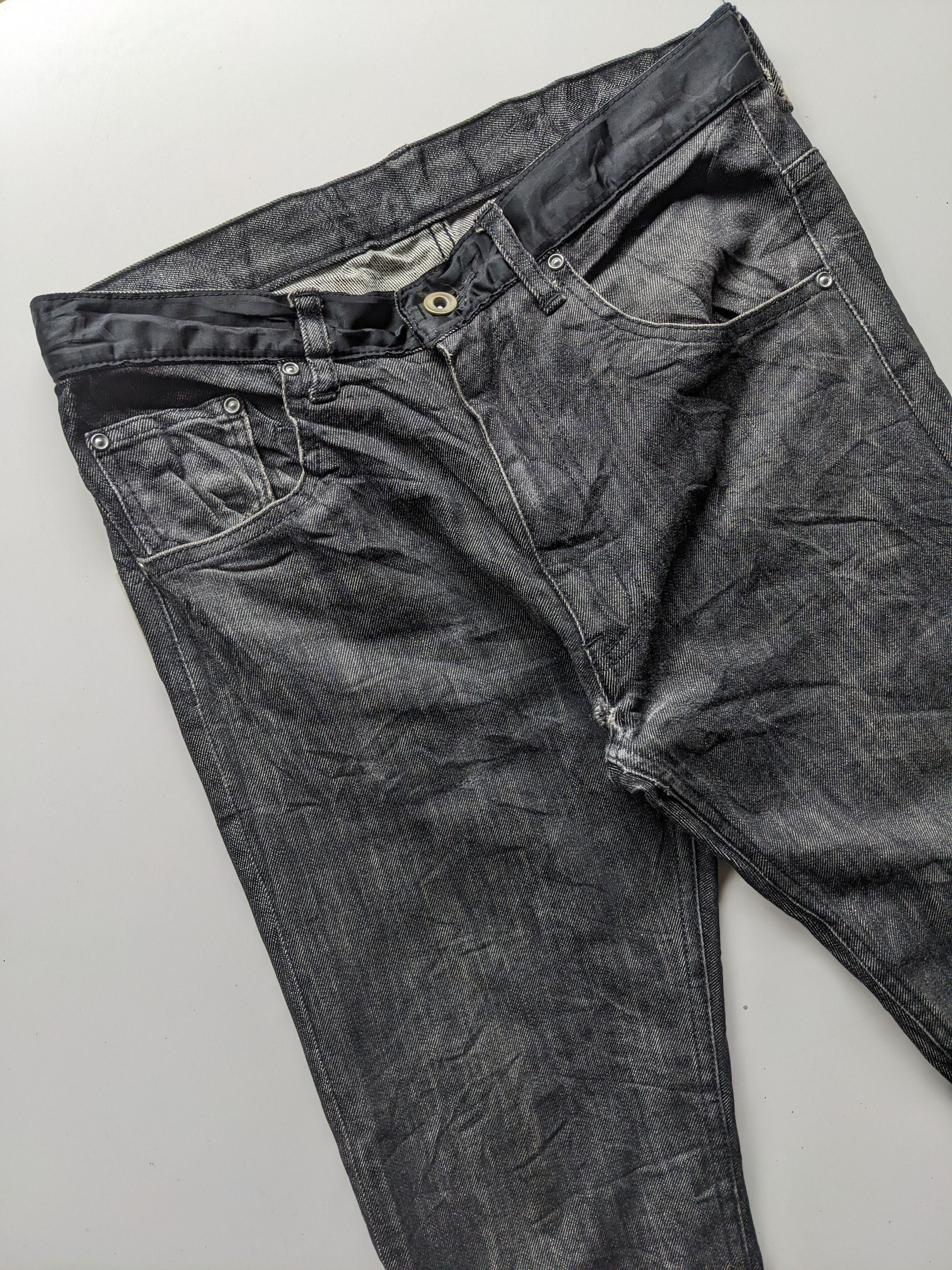 Denime × If Six Was Nine × Japanese Brand Full-Bk embellish zipper super black Size US 31 - 3 Thumbnail