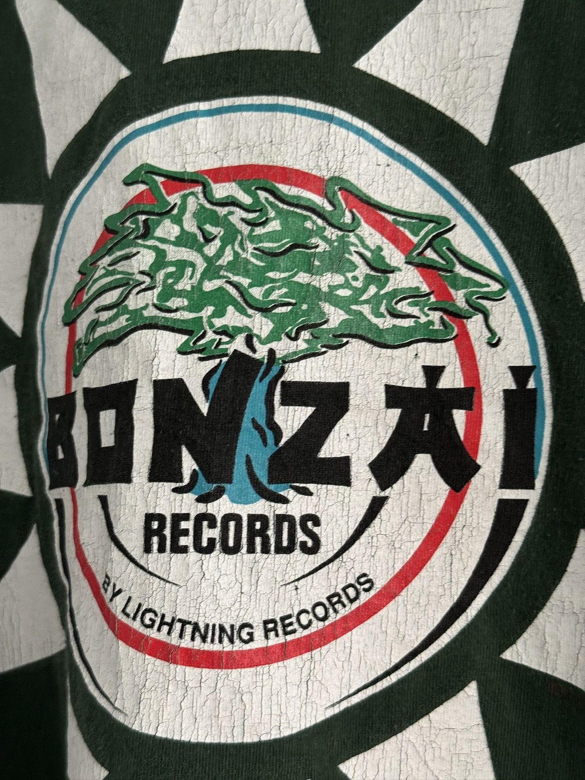 Banzai RARE* VTG 90S BONZAI RECORDS BELGIUM RAVE DJ TECHNO Size US XL / EU 56 / 4 - 7 Thumbnail