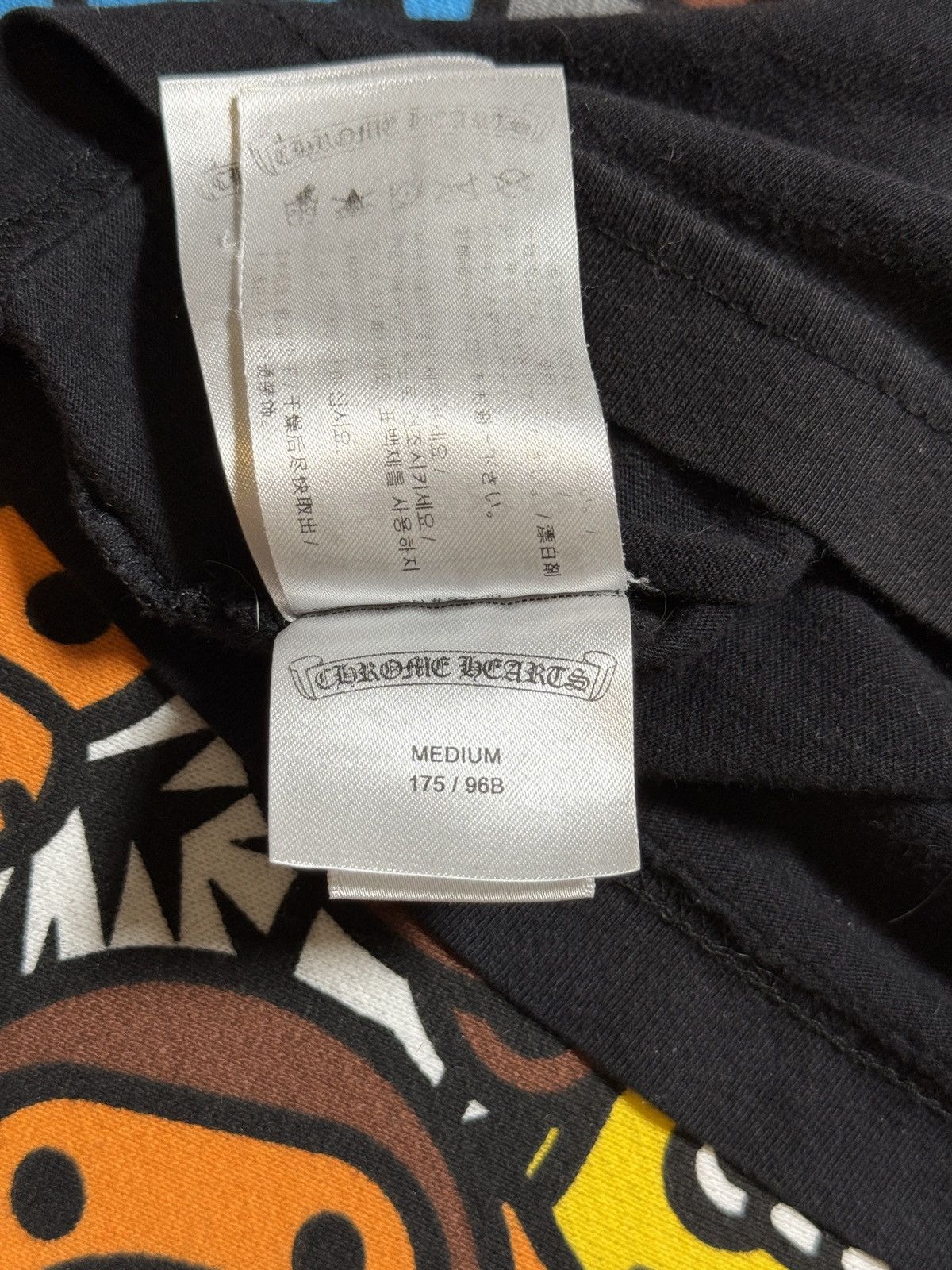 Chrome Hearts Chrome Hearts Black Made In Hollywood Logo Tee Size US M / EU 48-50 / 2 - 9 Thumbnail