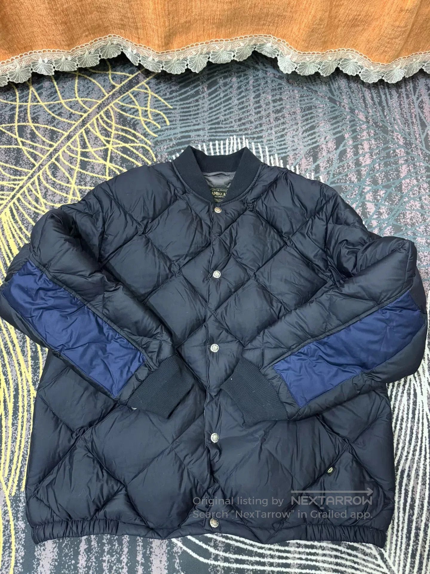 DOMREBEL DAMBOLAND 1950S Loose Duck Down Jacket. Size US L / EU 52-54 / 3 - 1 Thumbnail