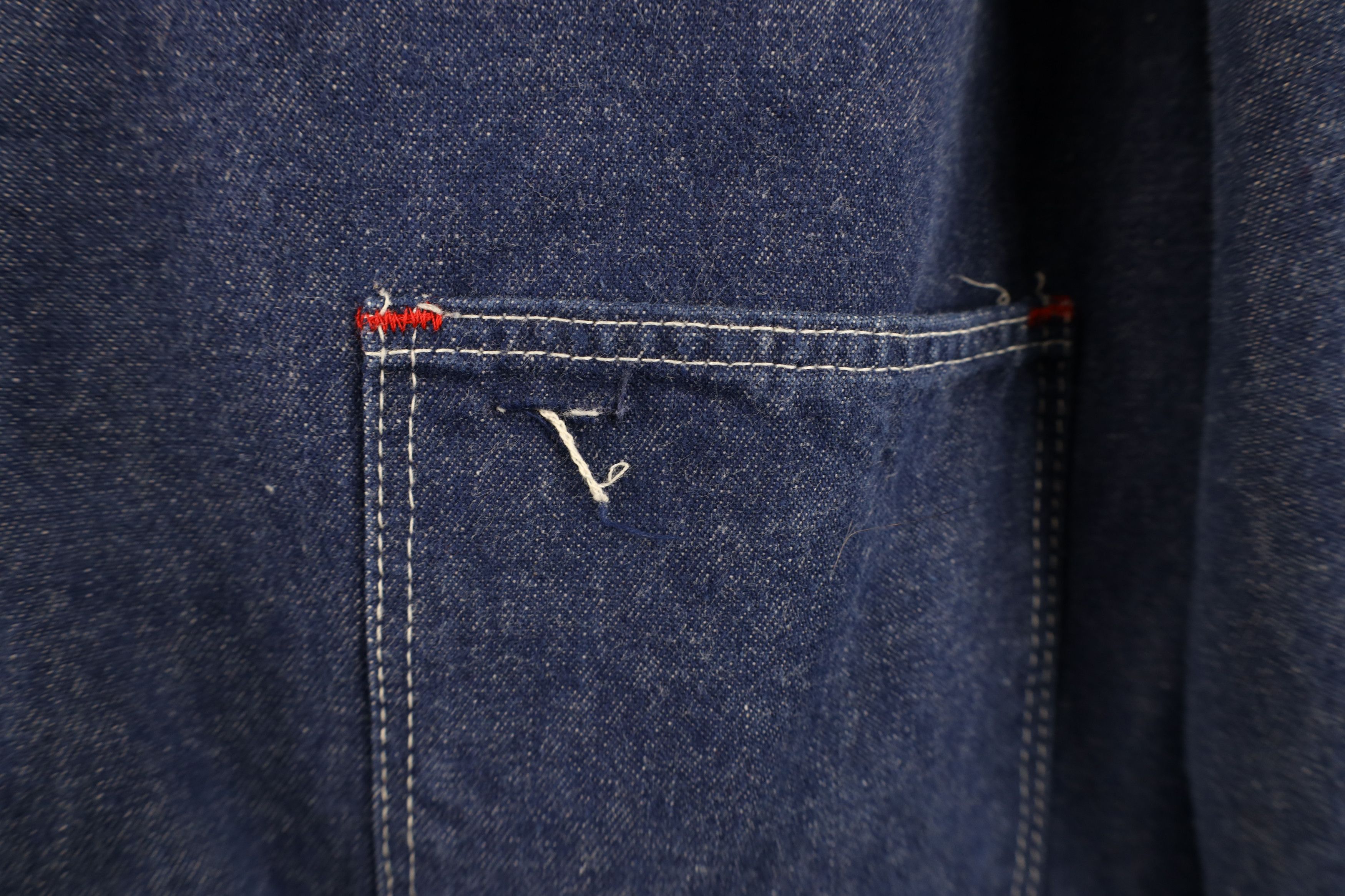 Vintage Vintage 60s Streetwear Lined Denim Chore Barn Jacket USA Size US L / EU 52-54 / 3 - 4 Thumbnail