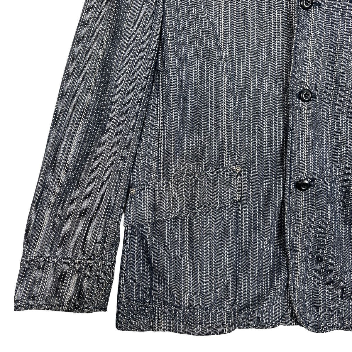 PPFM 🔥 PPFM STRIPE DENIM JACKET Size US L / EU 52-54 / 3 - 4 Thumbnail
