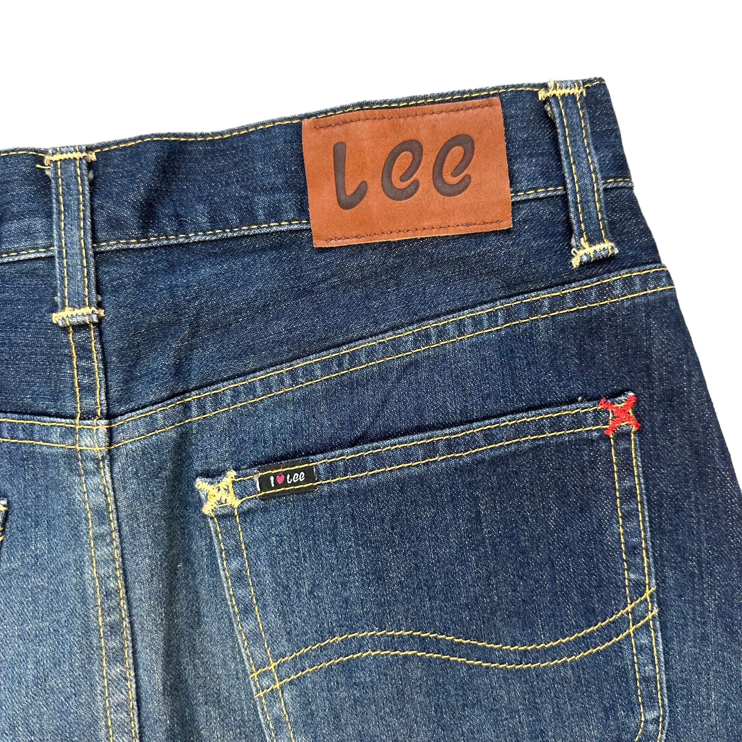Japanese Brand LEE RIDERS X A.V.V DENIM MINI SKIRT #8653-019 Size 30" / US 8 / IT 44 - 10 Thumbnail