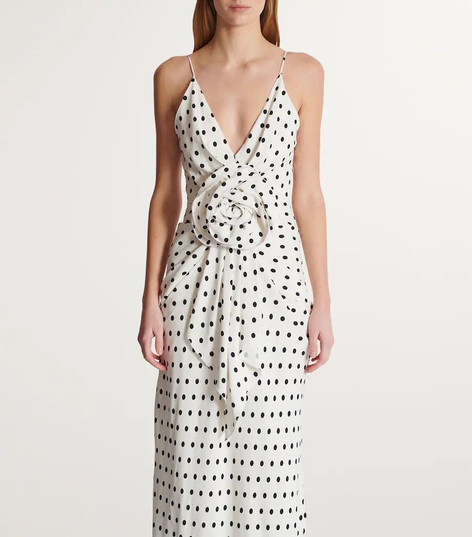 Balmain o1y0525 Maxi Dress in White/Black Size M / US 6-8 / IT 42-44 - 3 Thumbnail