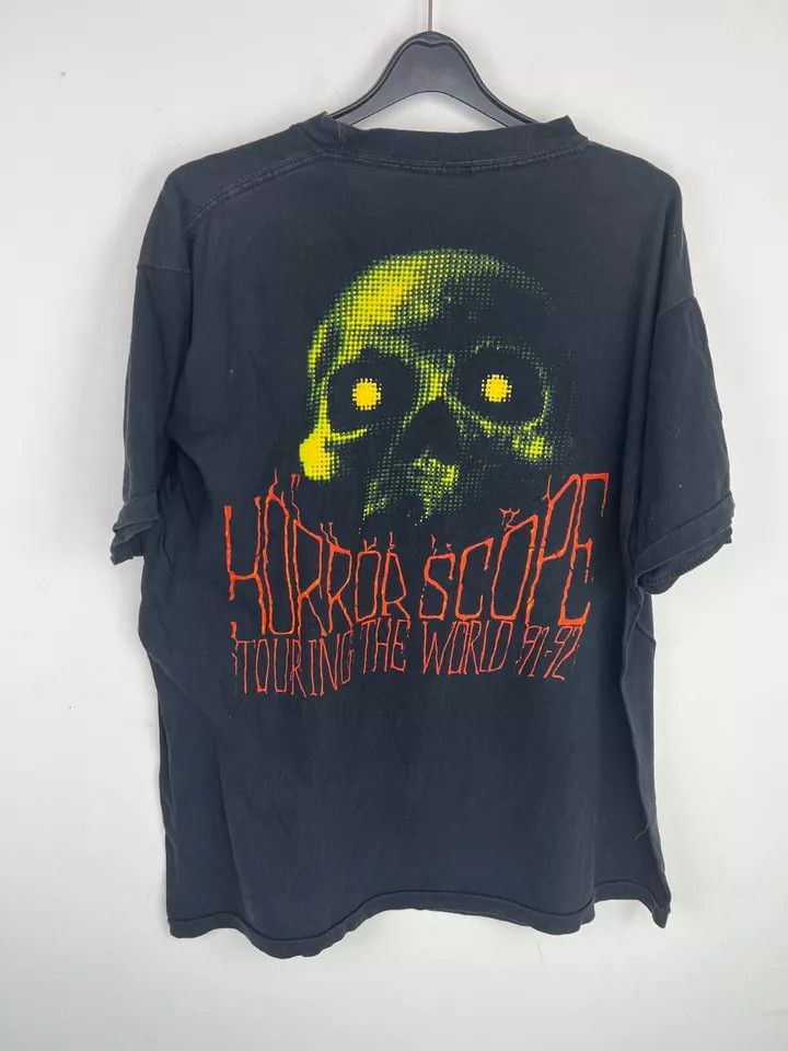 Vintage RARE Vintage Overkill Horrorscope Touring The World 1991-92 Size US XL / EU 56 / 4 - 4 Thumbnail