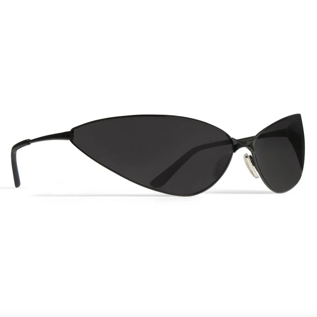 Balenciaga o1mt1gz1224 Size: OS / Razor Cat Sunglasses in Black Size ONE SIZE - 3 Thumbnail