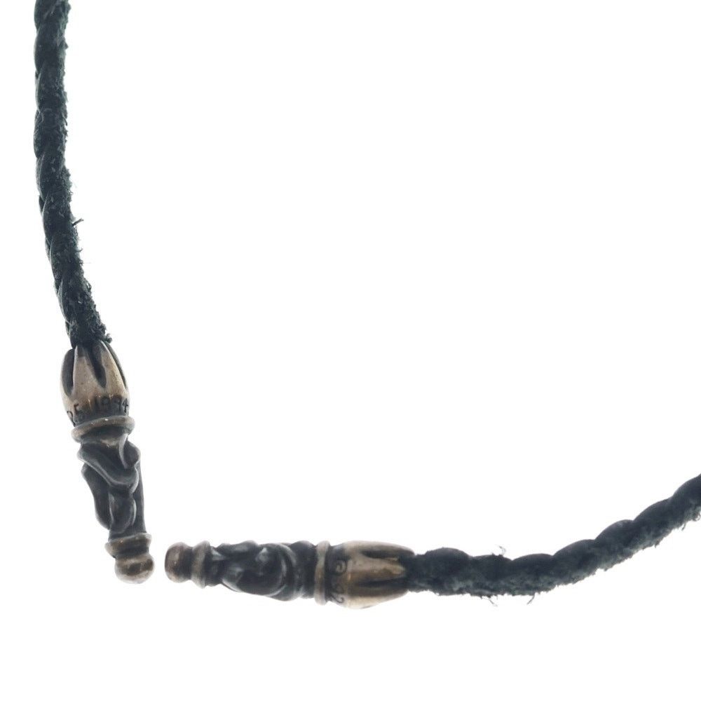 Chrome Hearts Chrome Hearts Leather Braid Scroll Necklace Size ONE SIZE - 1 Thumbnail
