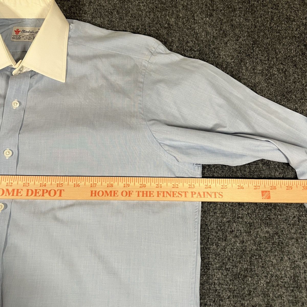 Turnbull & Asser Turnbull and Asser Blue and White Shirt Size US L / EU 52-54 / 3 - 9 Thumbnail