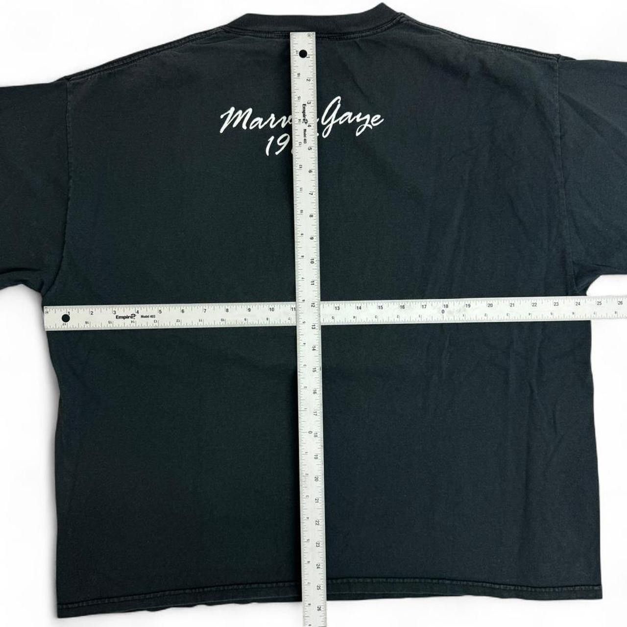 Zion Rootswear Vintage 2004 Marvin Gaye "1976" music concert black t-shirt. Size US XL / EU 56 / 4 - 4 Thumbnail