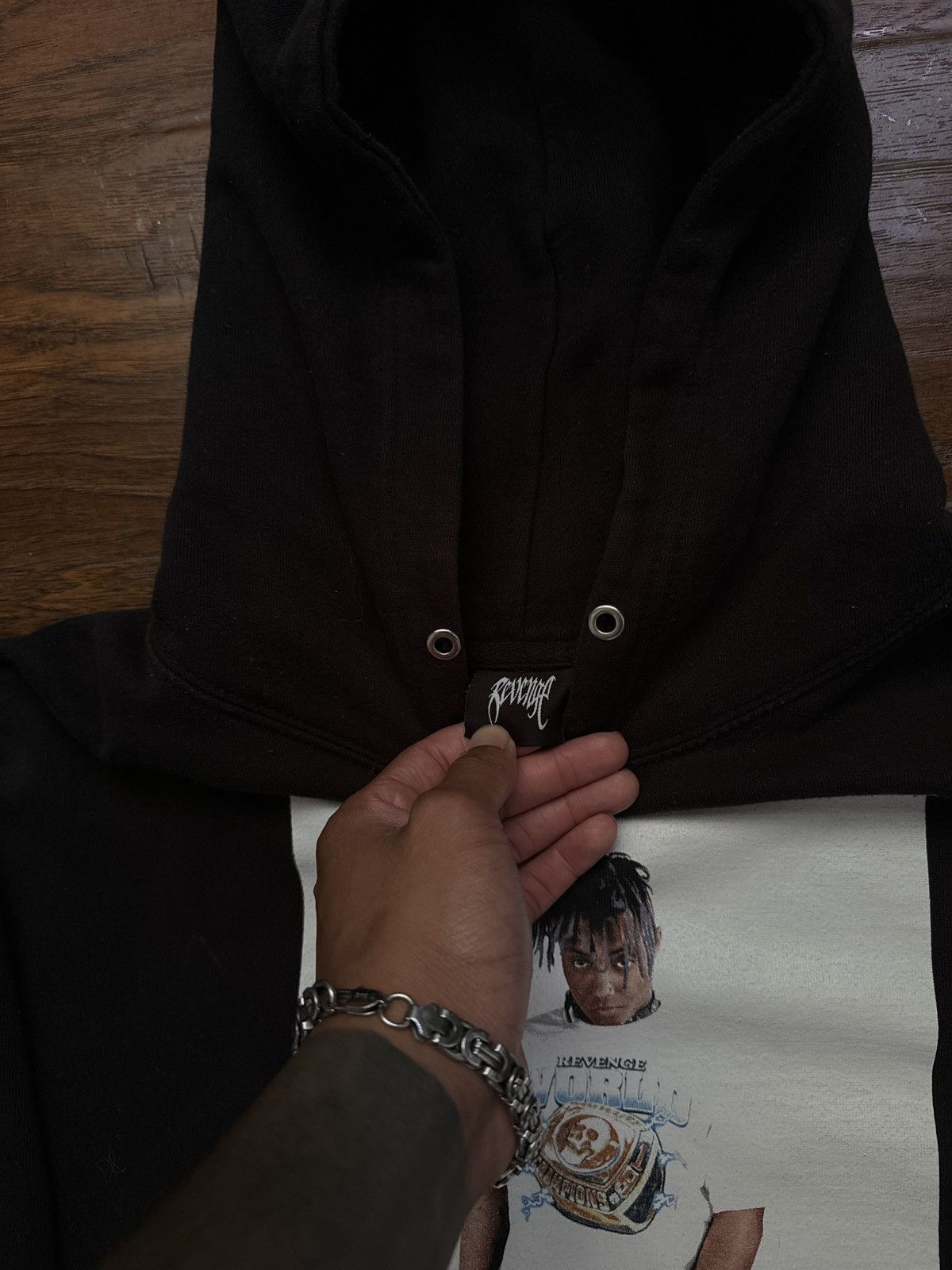 999 Club × Revenge Juice Wrld X Revenge Photo Hoodie Size US L / EU 52-54 / 3 - 3 Thumbnail