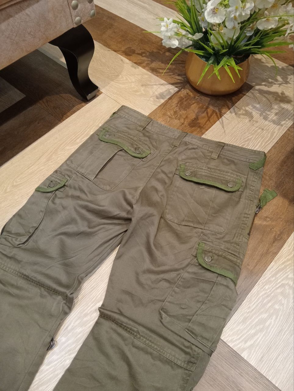 Tornado Mart TORNADO MART JAPAN FLARED CARGO PANTS Size US 31 - 9 Thumbnail
