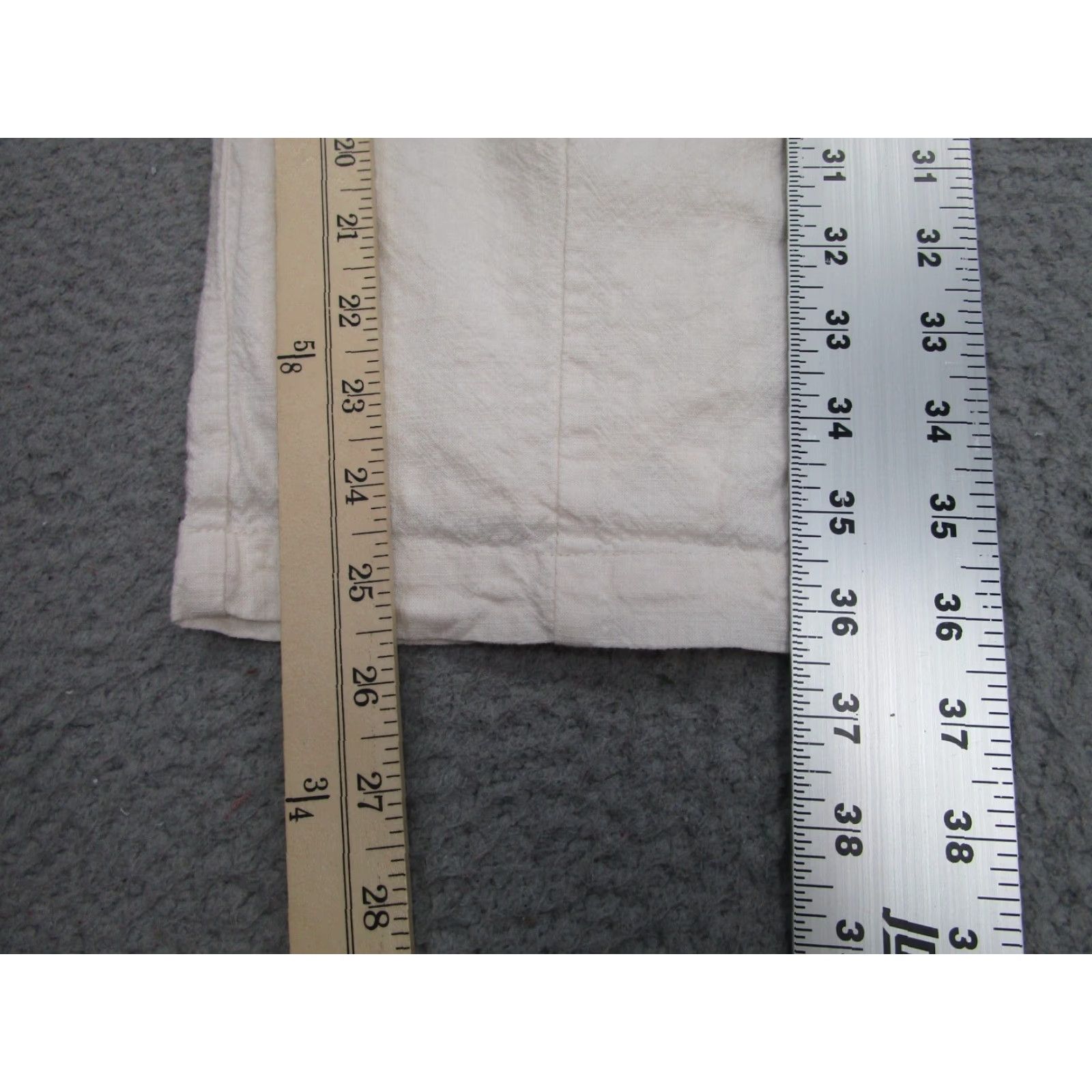 Urban Outfitters VINTAGE Urban Outfitters Pants Womens XS Ivory Cream Linen Coastal Beach Clean Resort Size 26" / US 2 / IT 38 - 4 Thumbnail