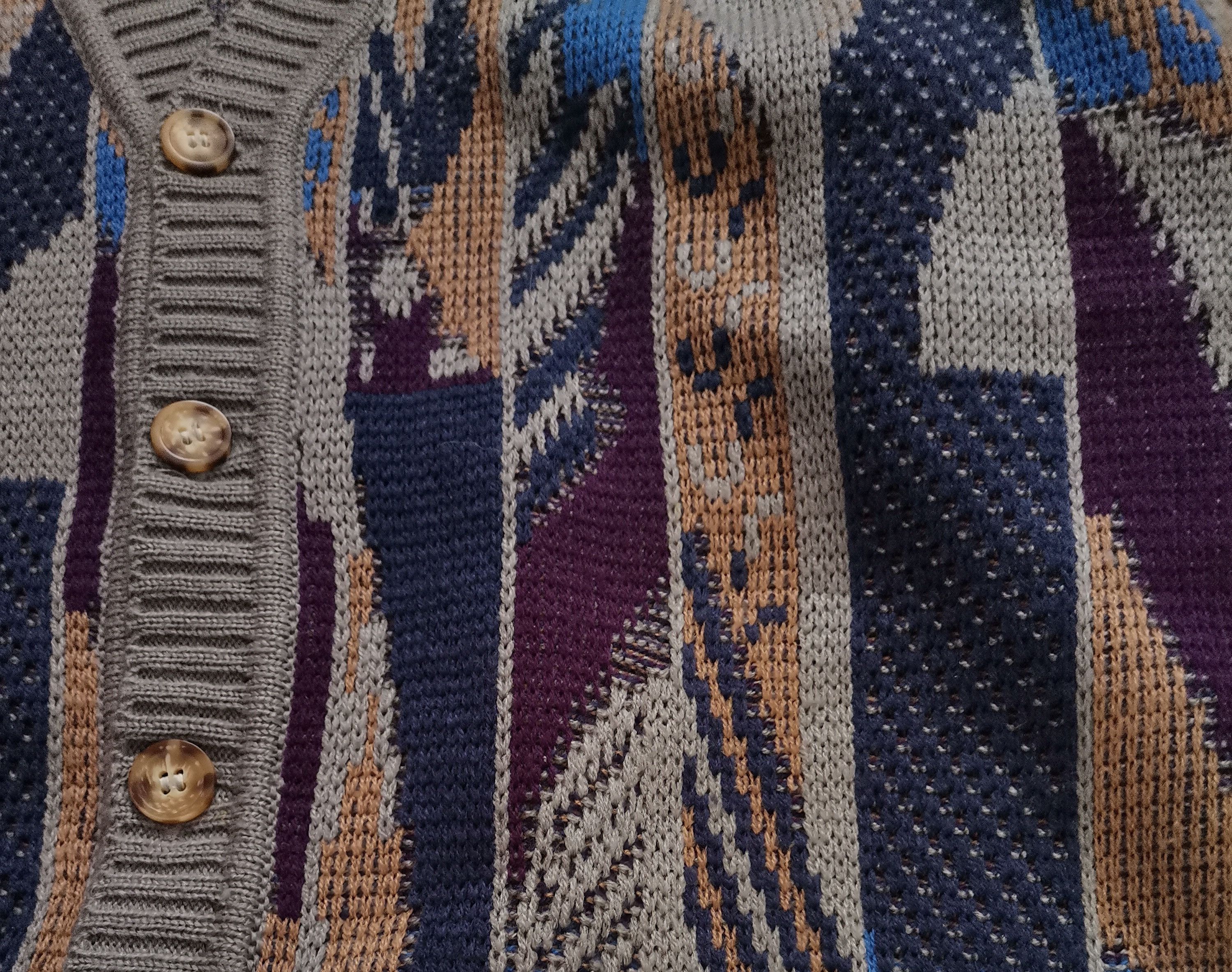 Vintage Vintage Jacques Lorant Abstract Sweater Size US L / EU 52-54 / 3 - 2 Thumbnail