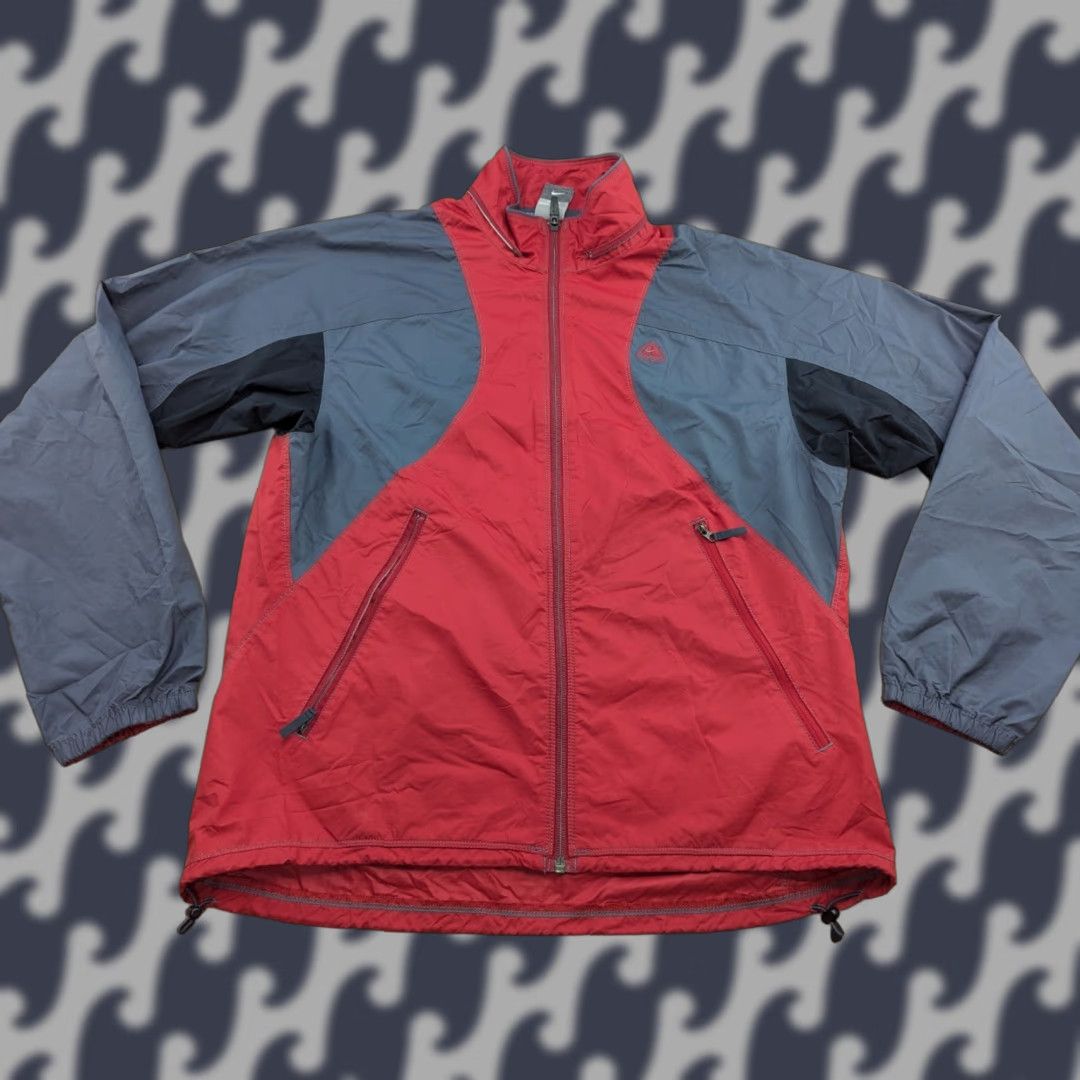 Nike ACG Nike ACG Vintage Jacket Mens M Climafit Windbreaker Red Gray Jacket Size US M / EU 48-50 / 2 - 1 Thumbnail