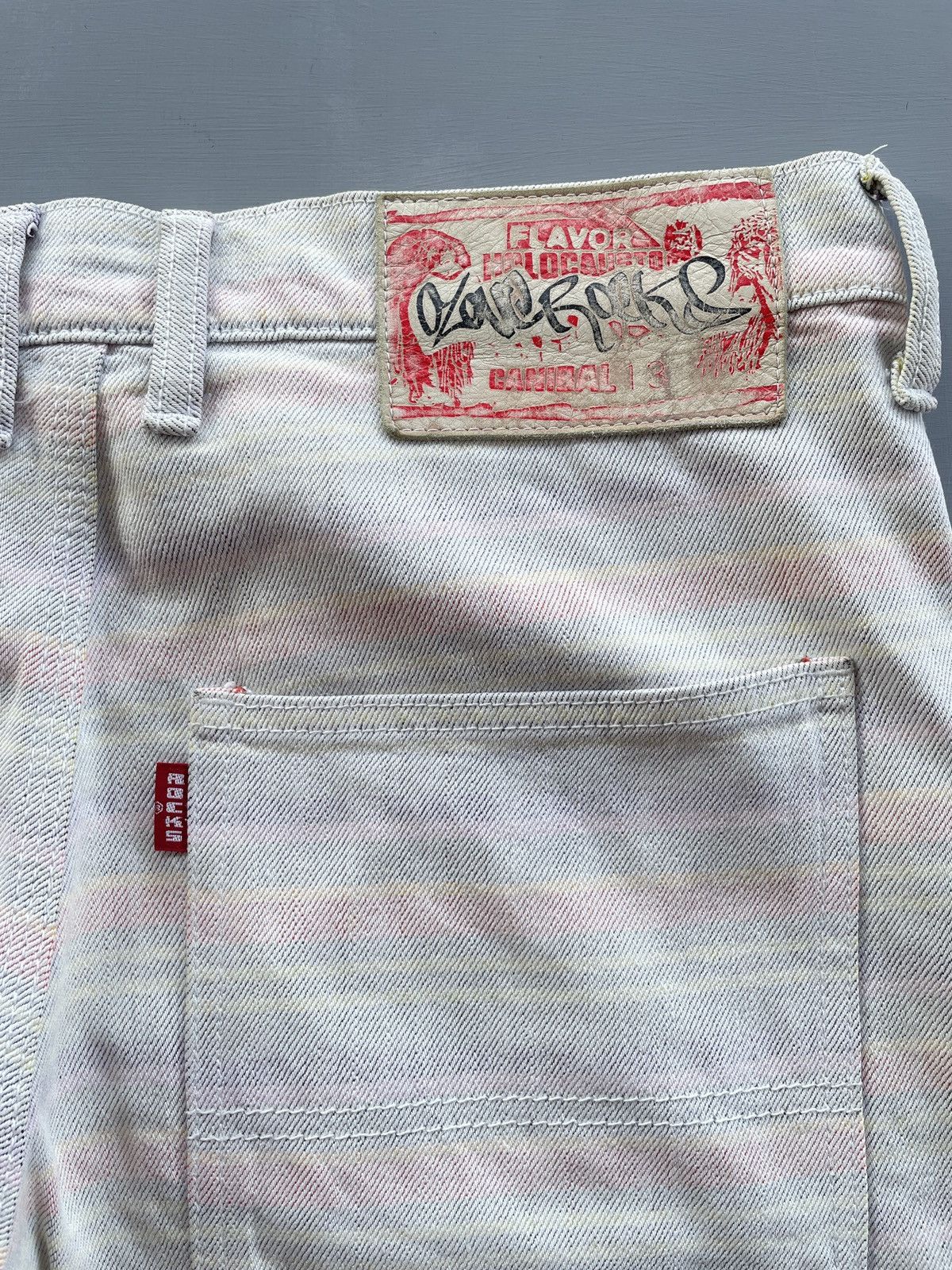 Rainbow OZONE ROCKS MULTICOLOR CARPENTER JEANS Size US 34 / EU 50 - 10 Thumbnail