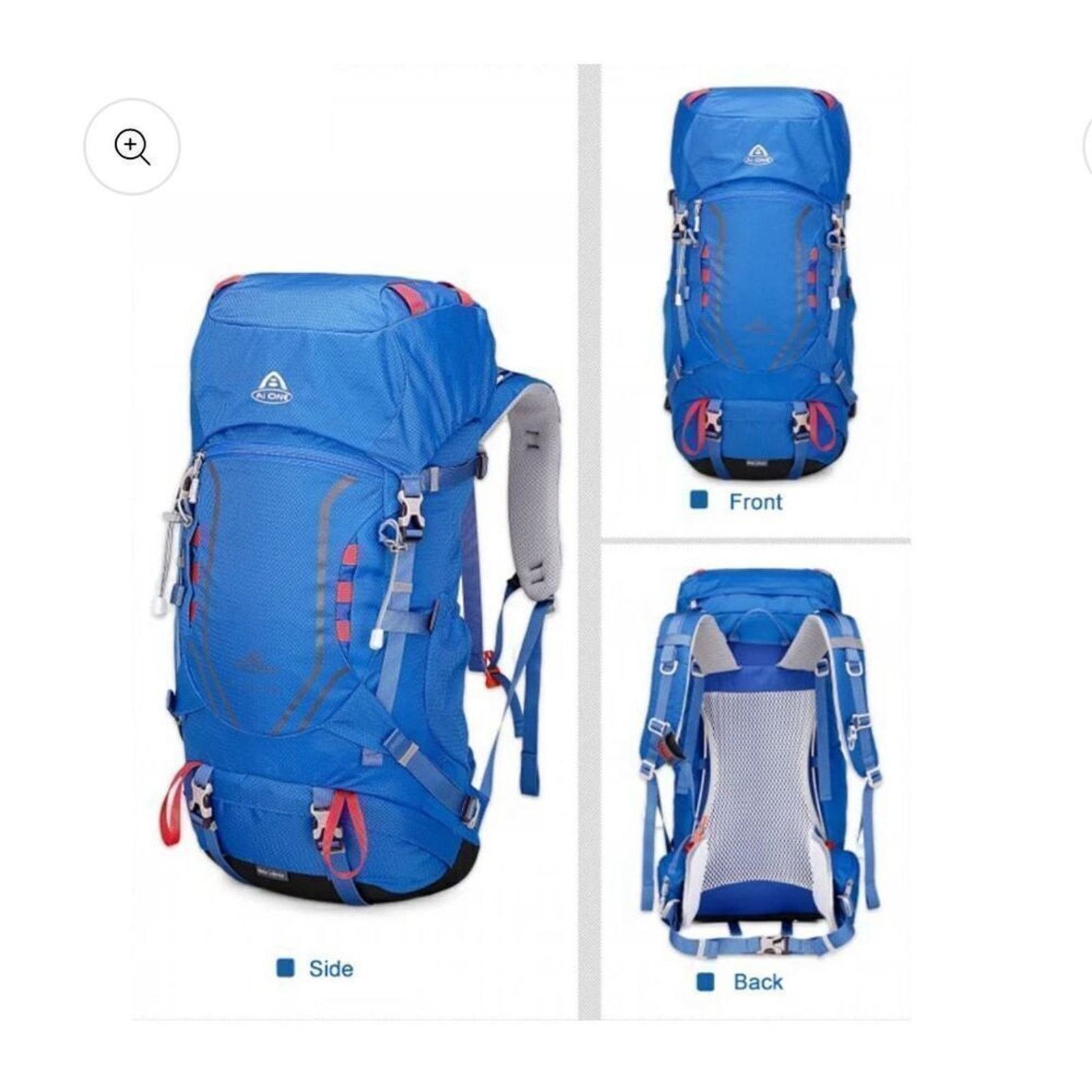 Other Ergonomic Camping Hiking 40L 420D Nylon Waterproof Backpack Size ONE SIZE - 2 Thumbnail