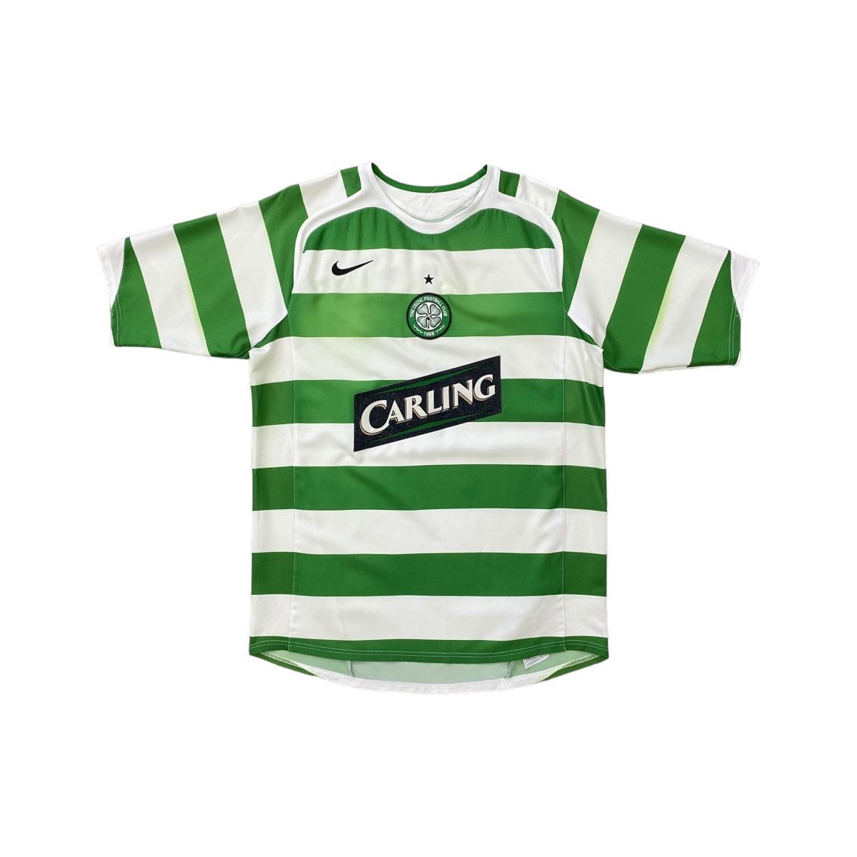 image of Nike Fc Celtic 2005/2007 Home Soccer Jersey Size M in White/Green, Men's