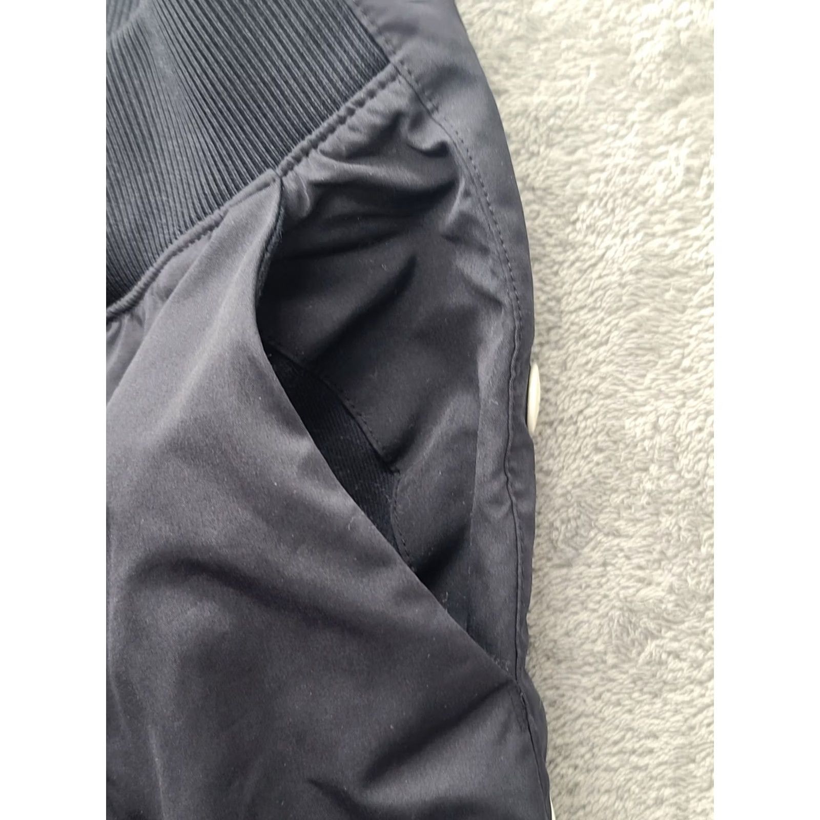 Nike Nike Archive Snap Pants Women’s L Black Tearaway Track Athletic Snap Sides Pants 90s Regular Womens Size 36" / US 14 / IT 50 - 6 Thumbnail