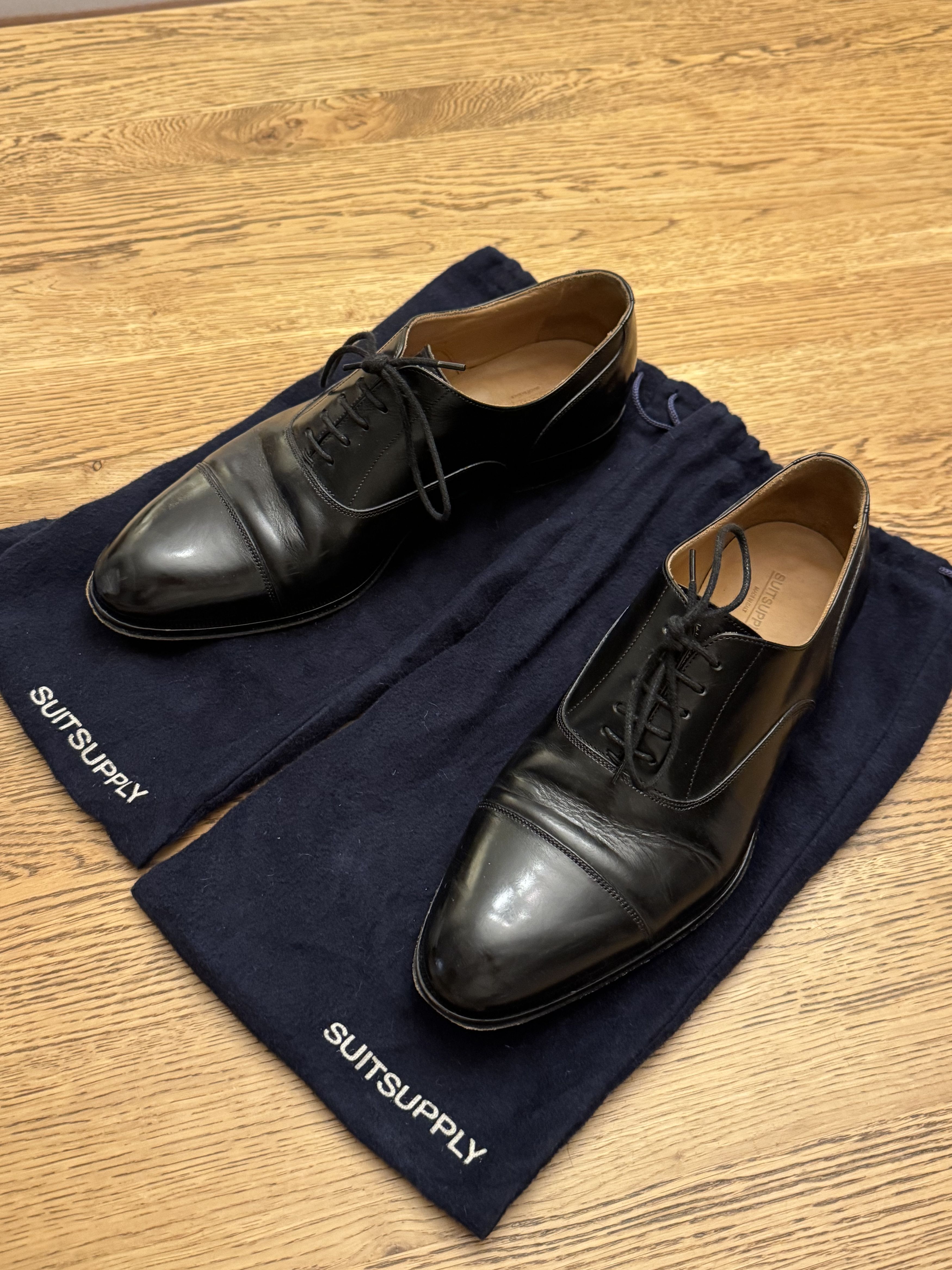 Suitsupply SuitSupply Black Oxford Dress Shoes Size US 8.5 / EU 41-42 - 1 Thumbnail
