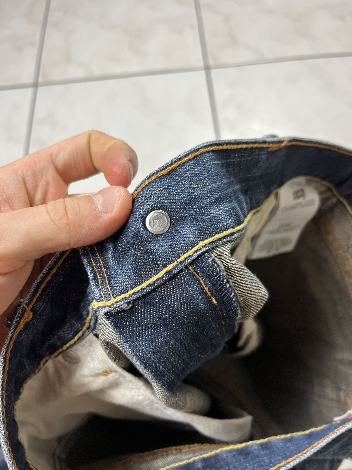Levi's × Vintage Vintage 90s Levi’s 505 jeans denim coupe droite straight fit Size US 30 / EU 46 - 20 Thumbnail